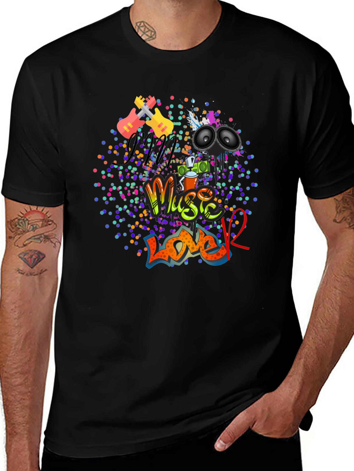 Music Lover Graphic T-Shirt