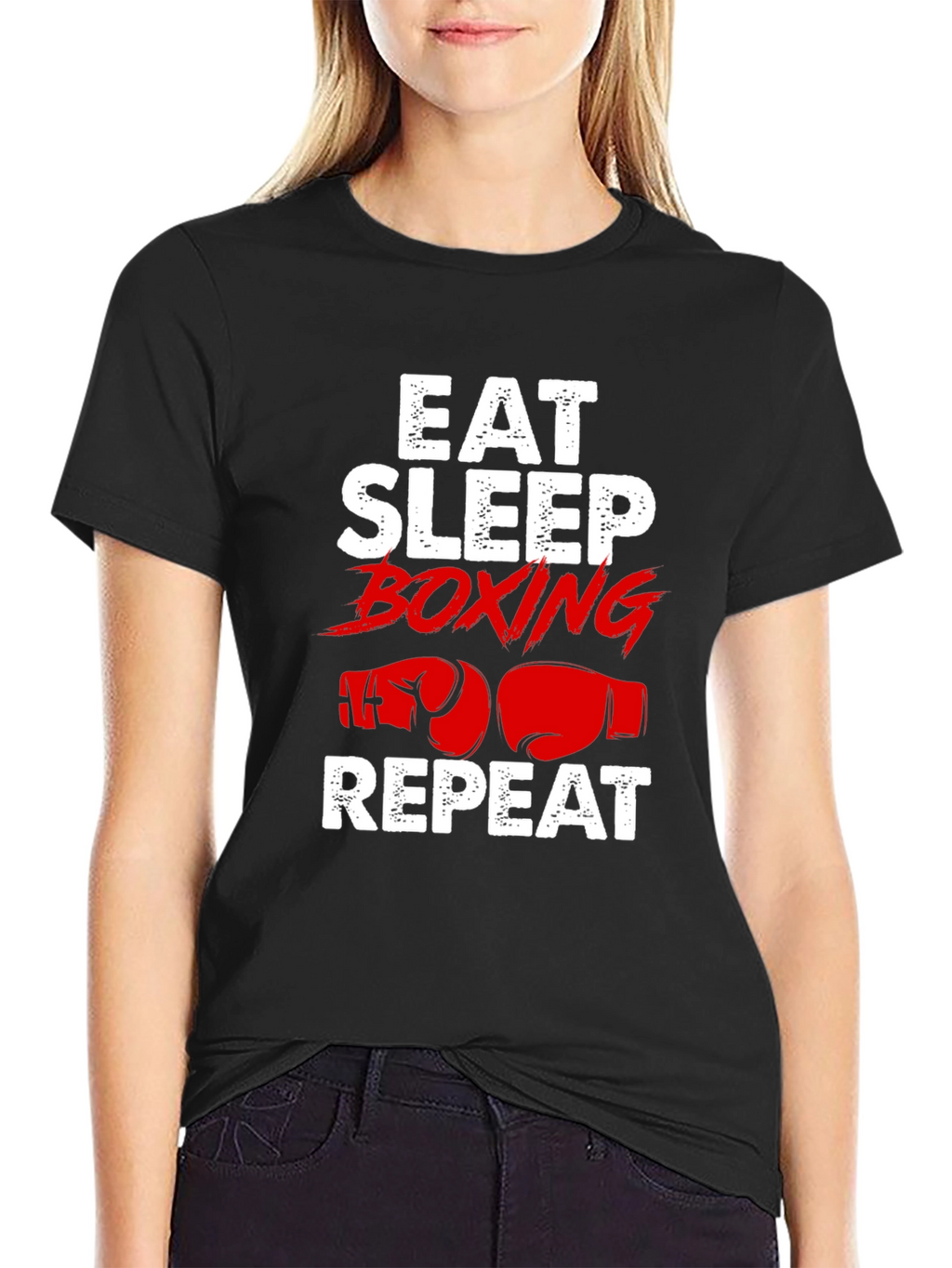 Eat Sleep Boxing Repeat T-Shirt