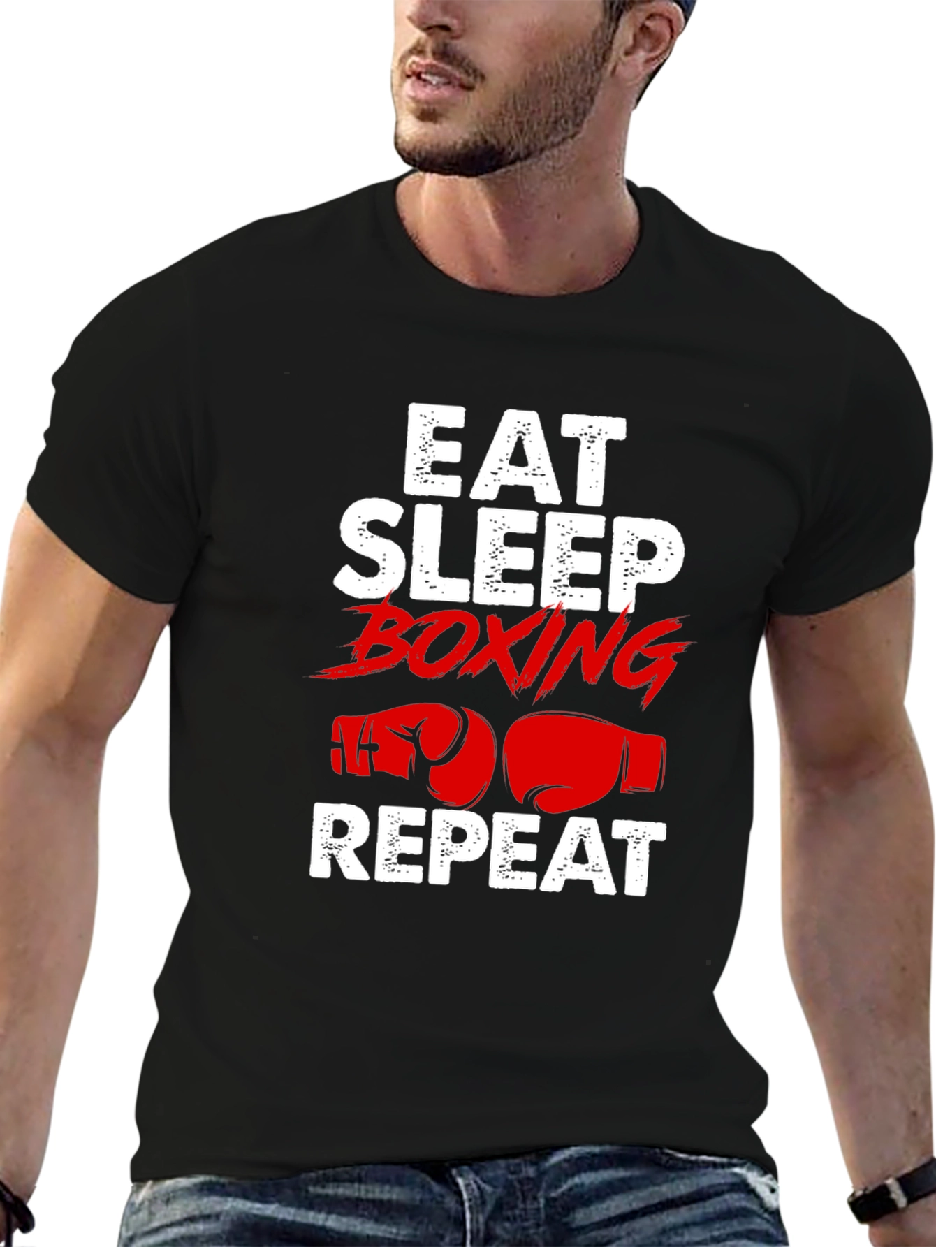 Eat Sleep Boxing Repeat T-Shirt