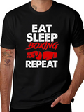Eat Sleep Boxing Repeat T-Shirt