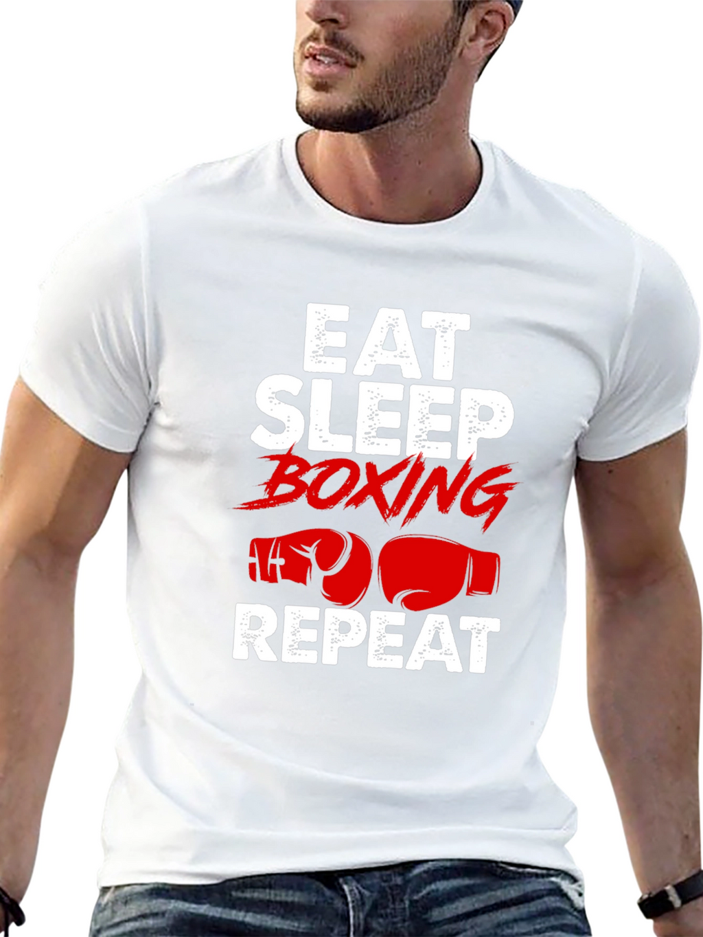 Eat Sleep Boxing Repeat T-Shirt