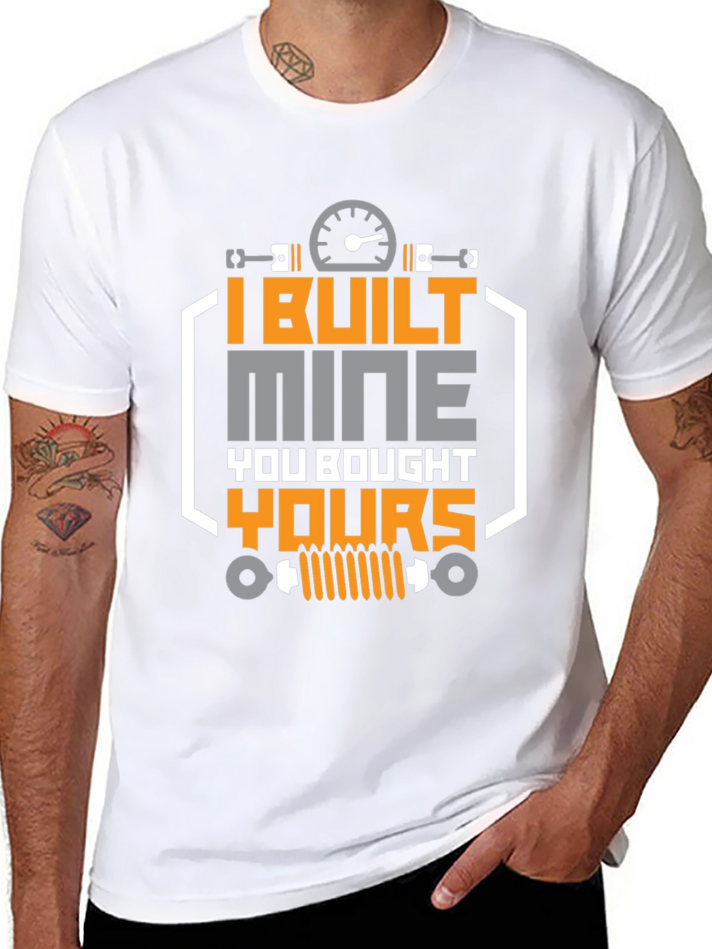 I Built Mine T-Shirt - Automotive Enthusiast Tee