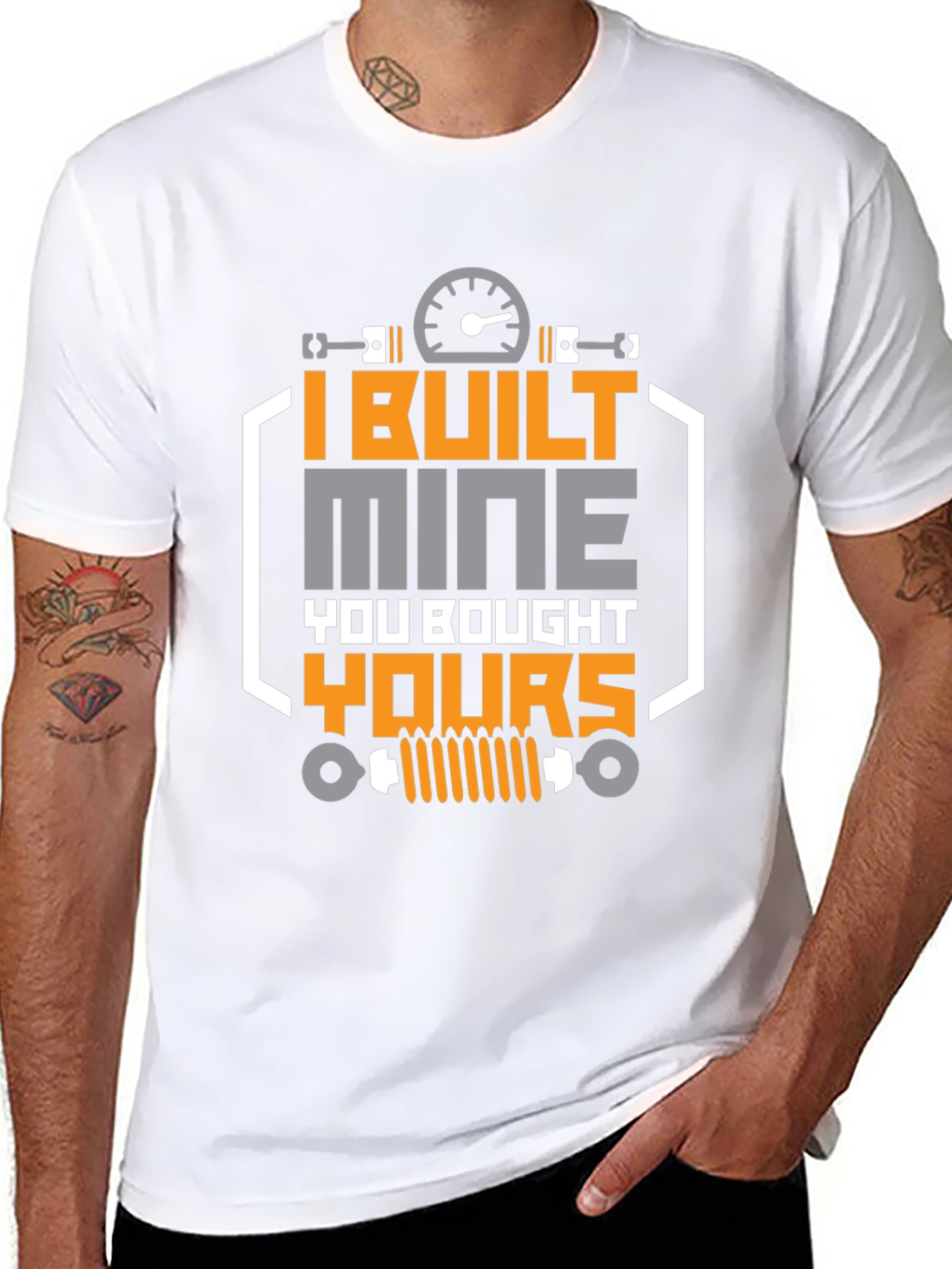 I Built Mine T-Shirt - Automotive Enthusiast Tee