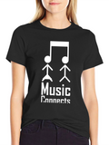 Music Connects Graphic Tee - Stylish Unisex T-Shirt