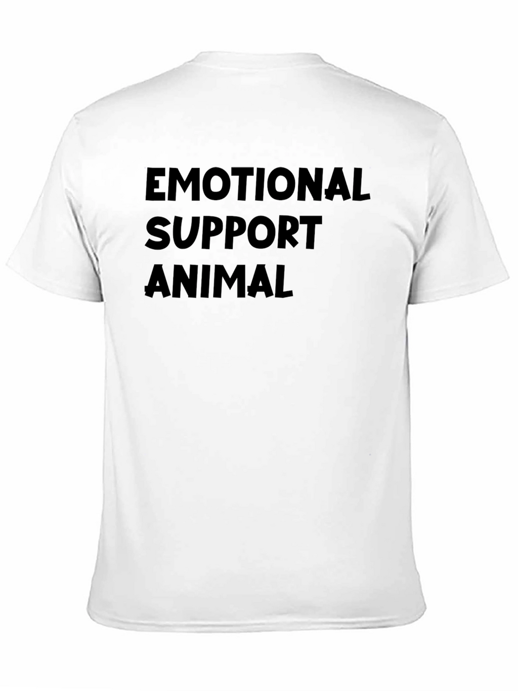 Emotional Support Animal Black T-Shirt
