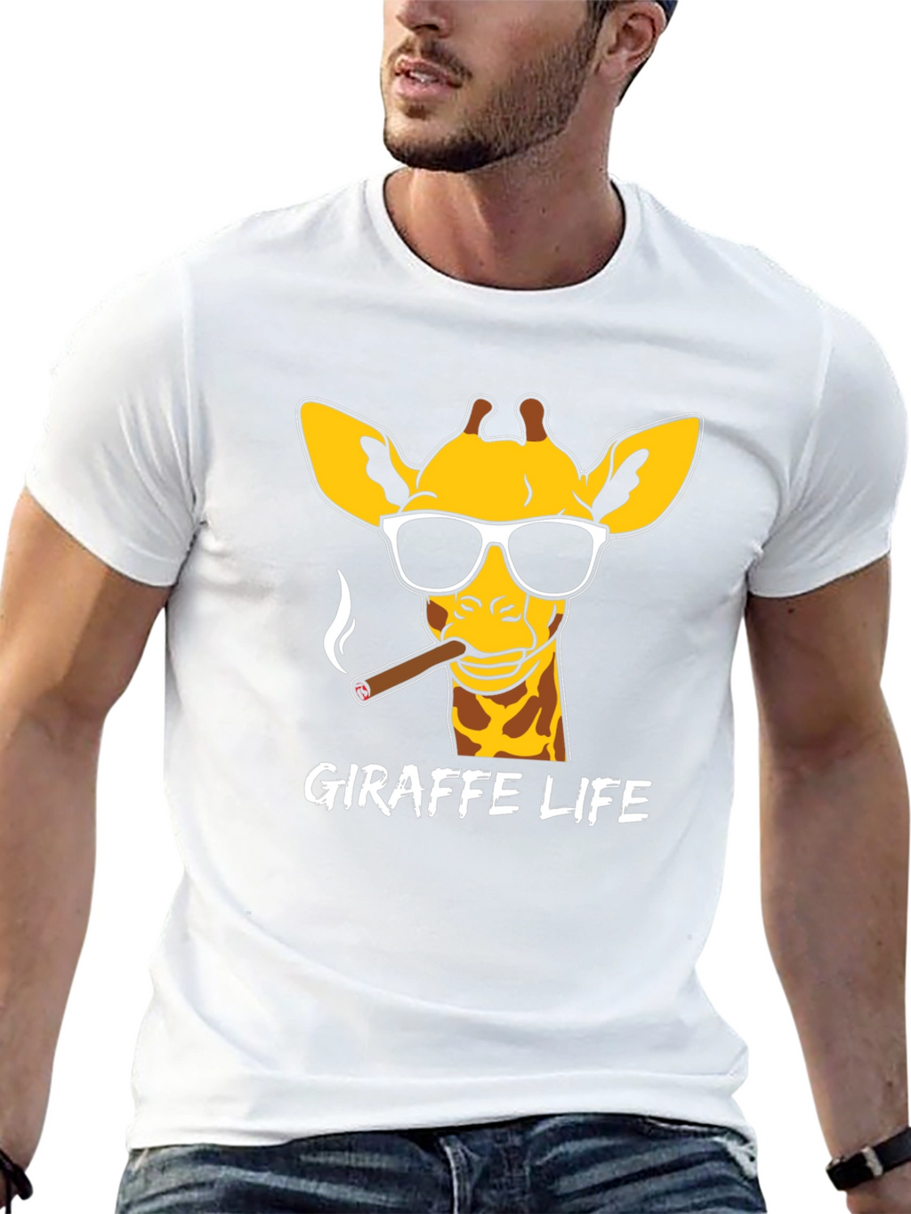 Giraffe Life T-Shirt - Cool Animal Tee