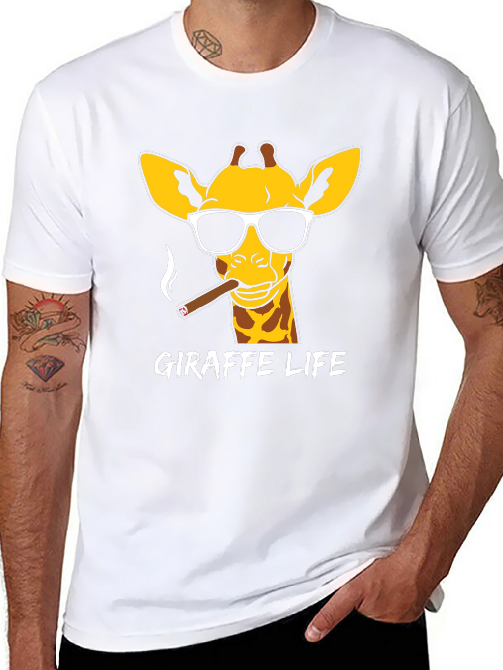 Giraffe Life T-Shirt - Cool Animal Tee