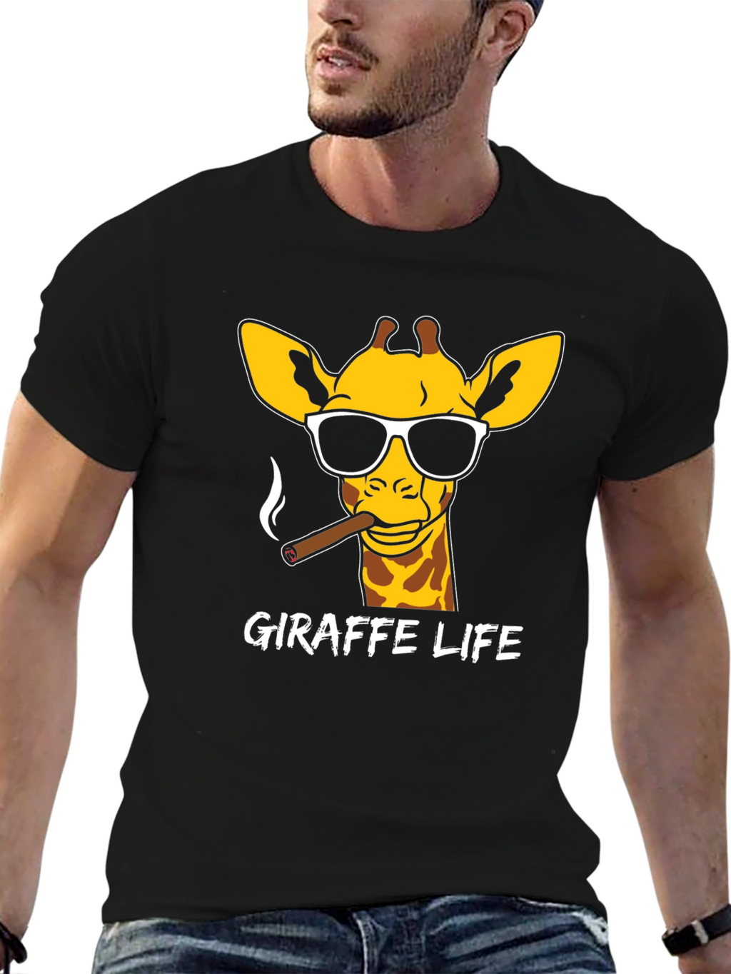 Giraffe Life T-Shirt - Cool Animal Tee