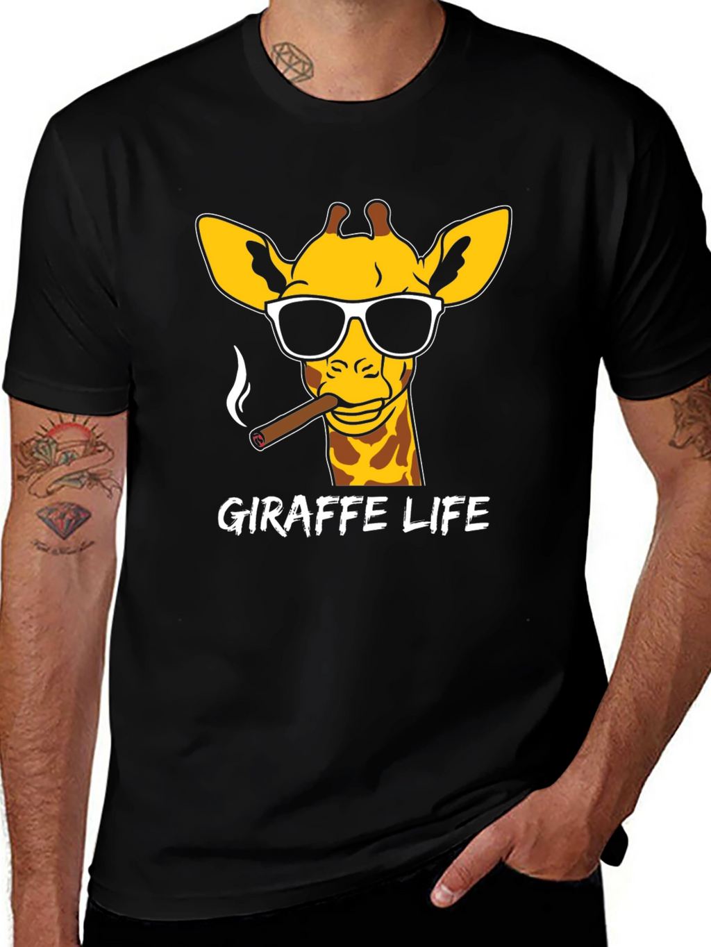 Giraffe Life T-Shirt - Cool Animal Tee