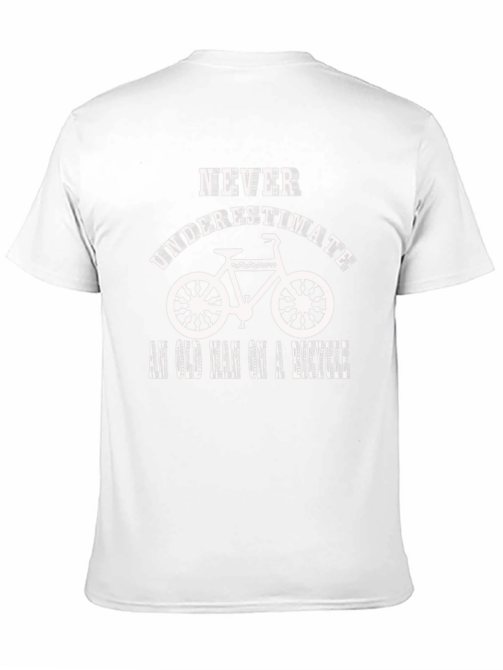 Never Underestimate an Old Man on a Bicycle T-Shirt