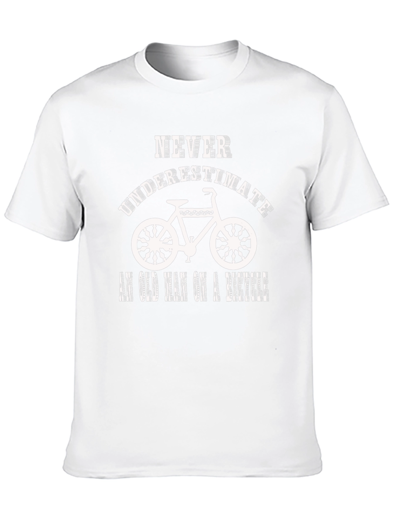 Never Underestimate an Old Man on a Bicycle T-Shirt