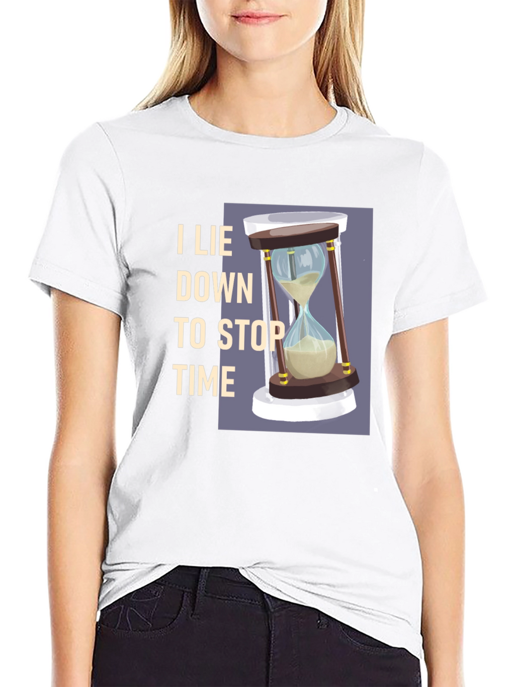 I Lie Down to Stop Time Graphic Tee
