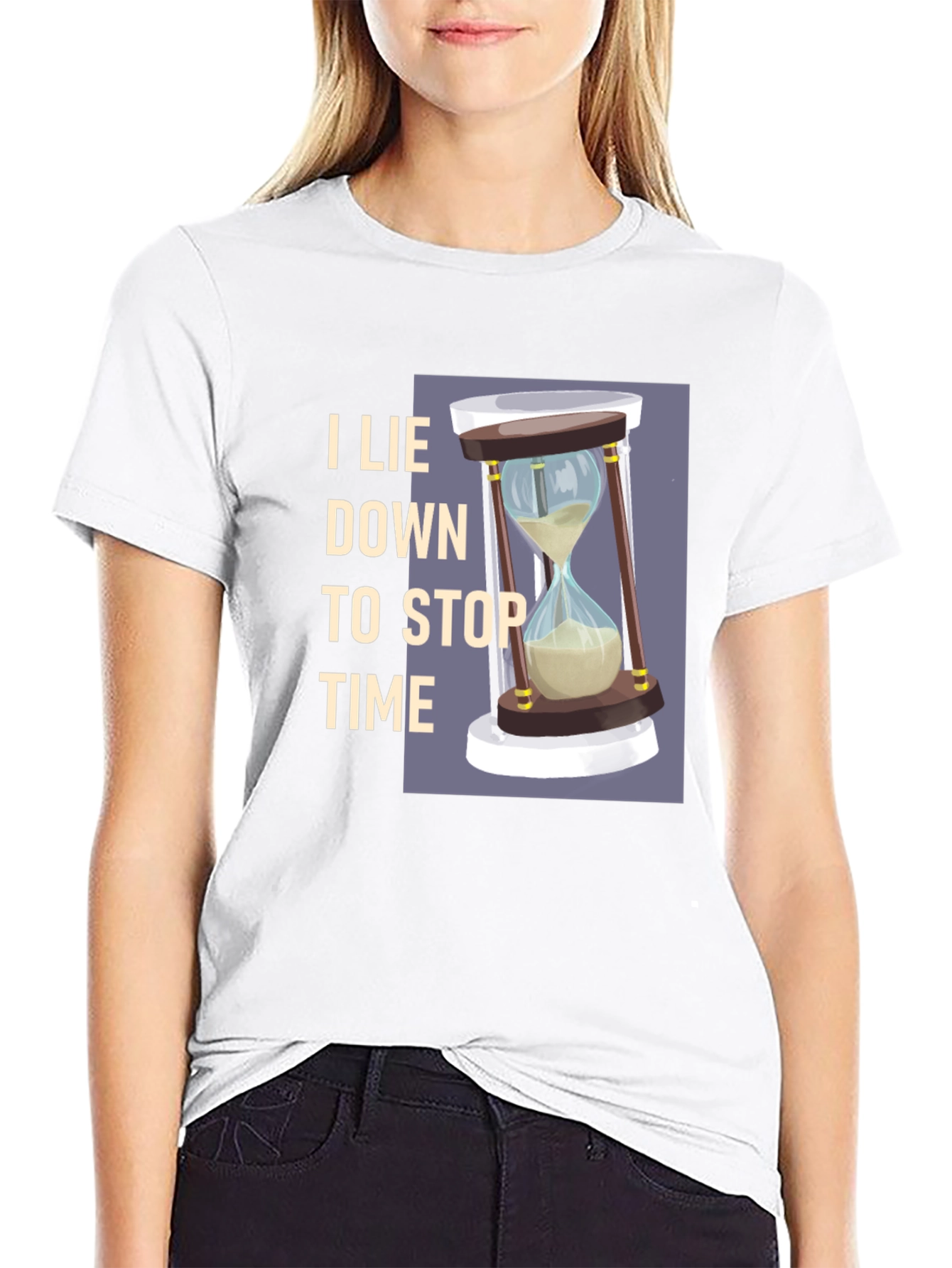 I Lie Down to Stop Time Graphic Tee