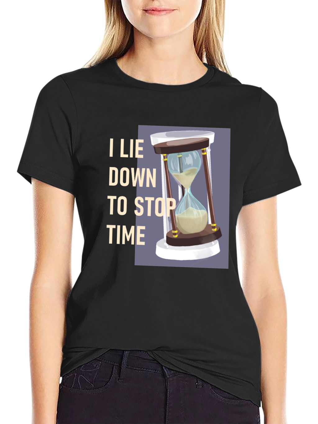 I Lie Down to Stop Time Graphic Tee