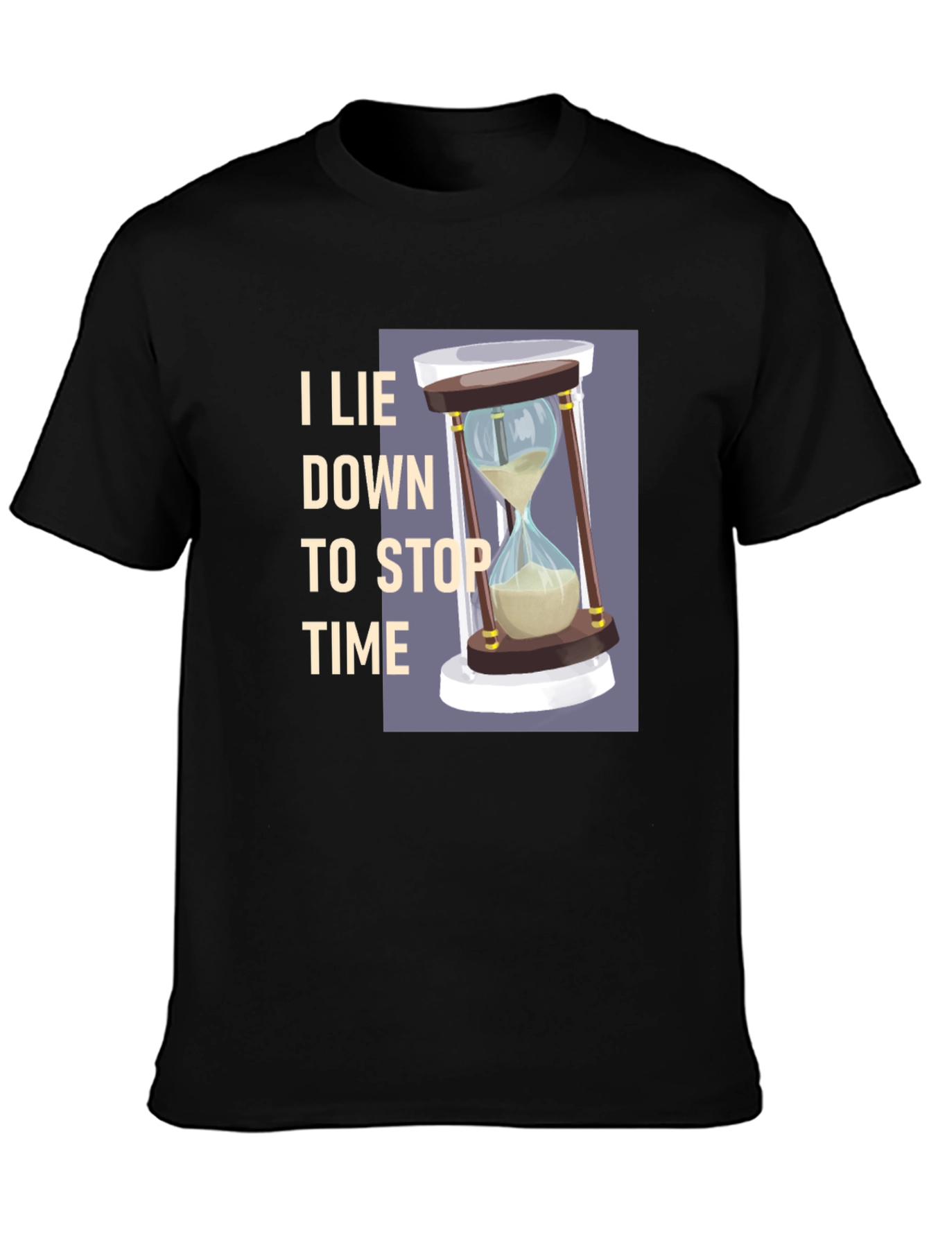 I Lie Down to Stop Time Graphic Tee