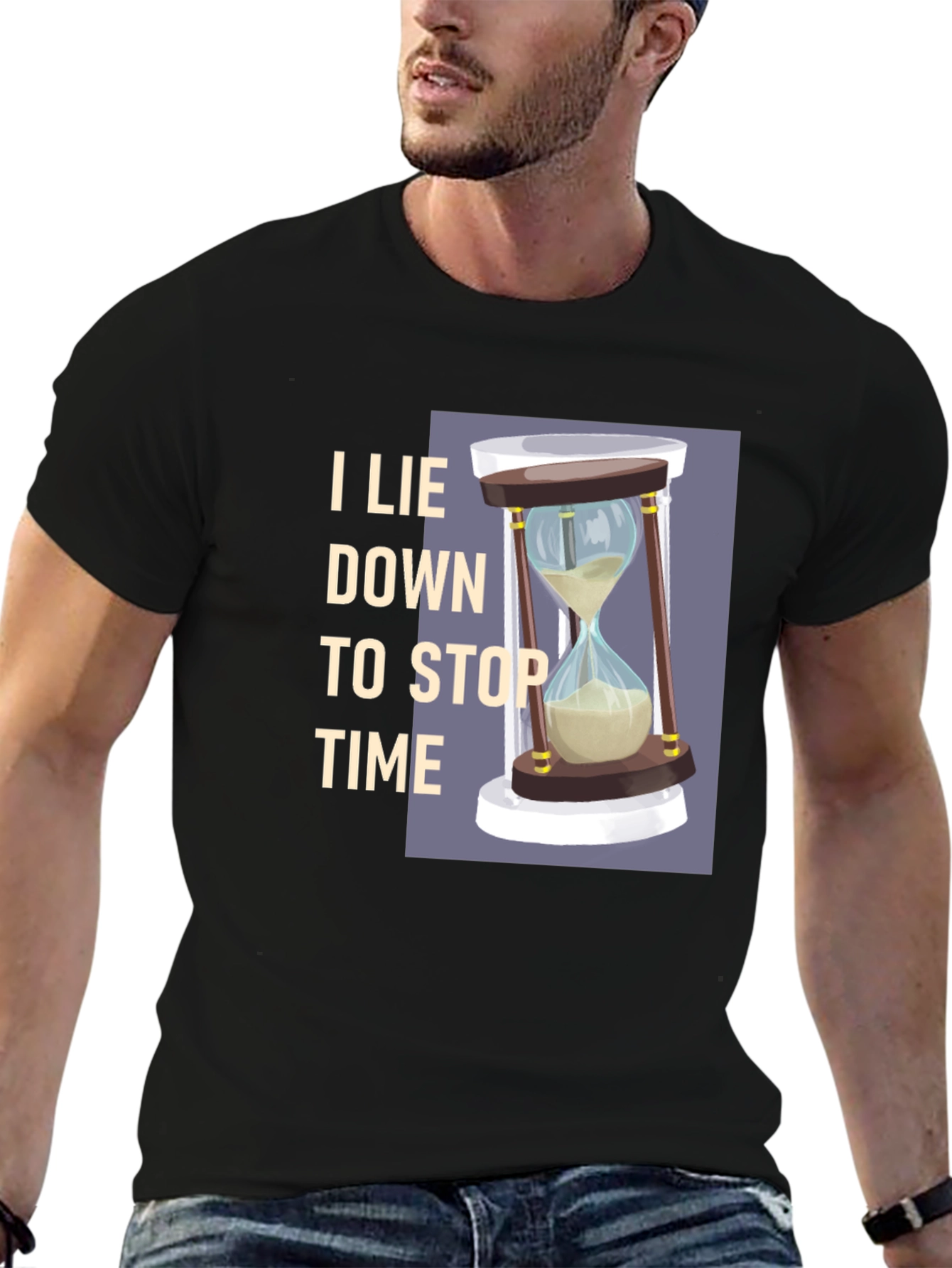 I Lie Down to Stop Time Graphic Tee