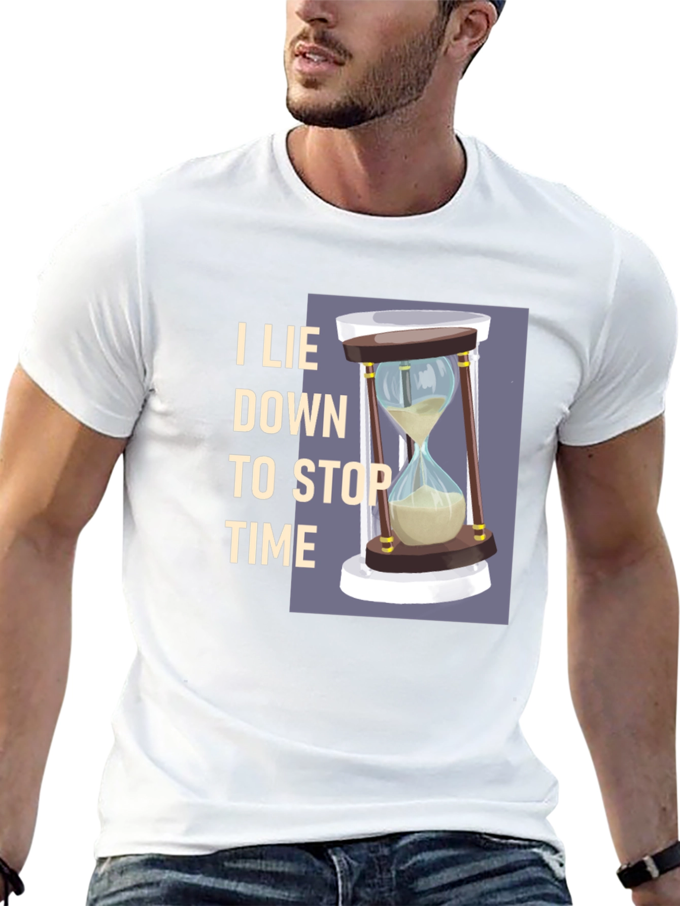 I Lie Down to Stop Time Graphic Tee
