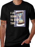 I Lie Down to Stop Time Graphic Tee