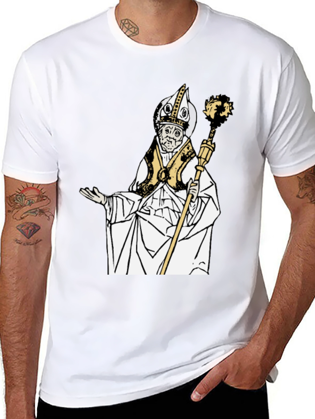 Saint Nicholas Graphic Tee - Classic Black T-Shirt