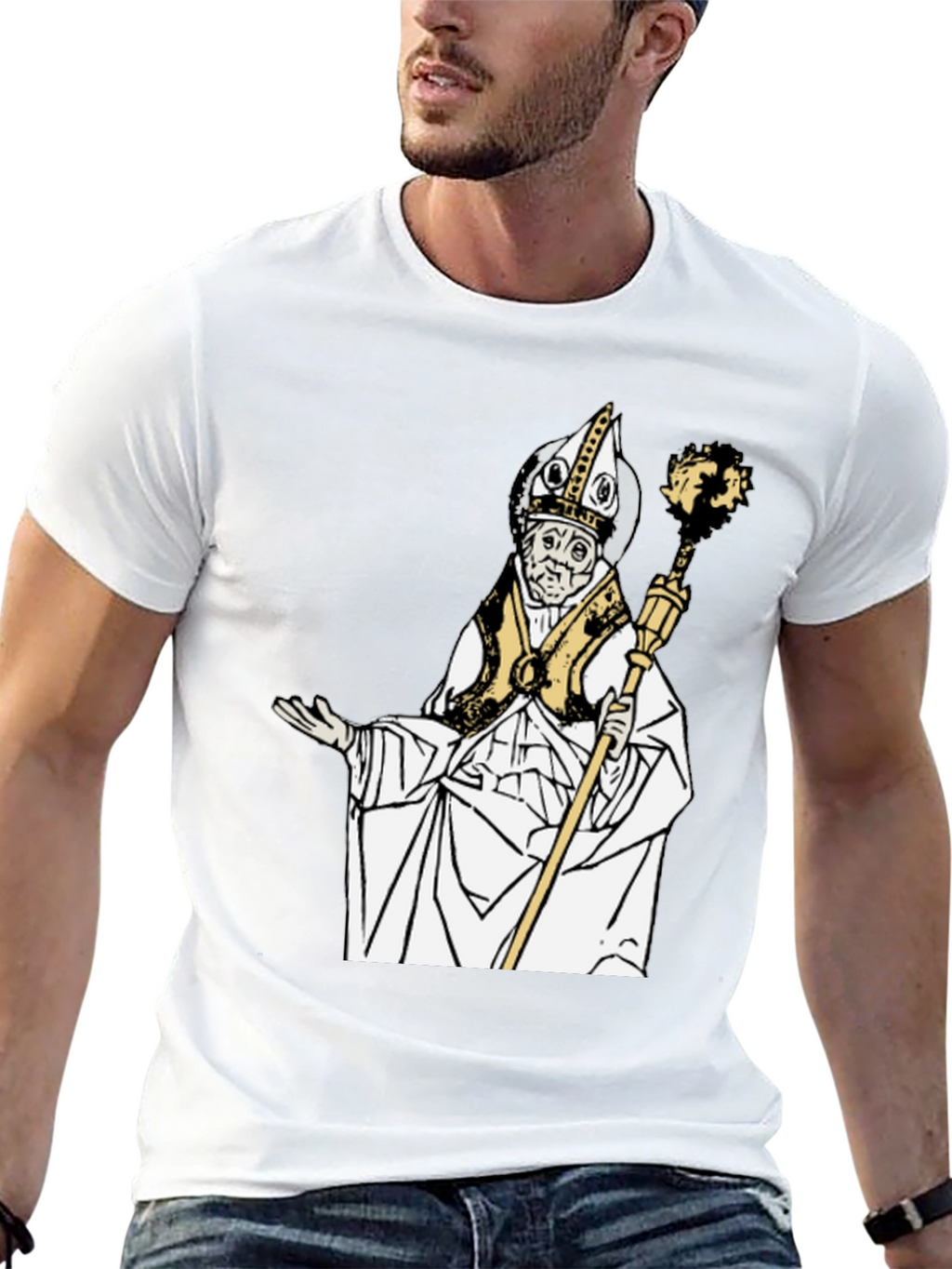 Saint Nicholas Graphic Tee - Classic Black T-Shirt