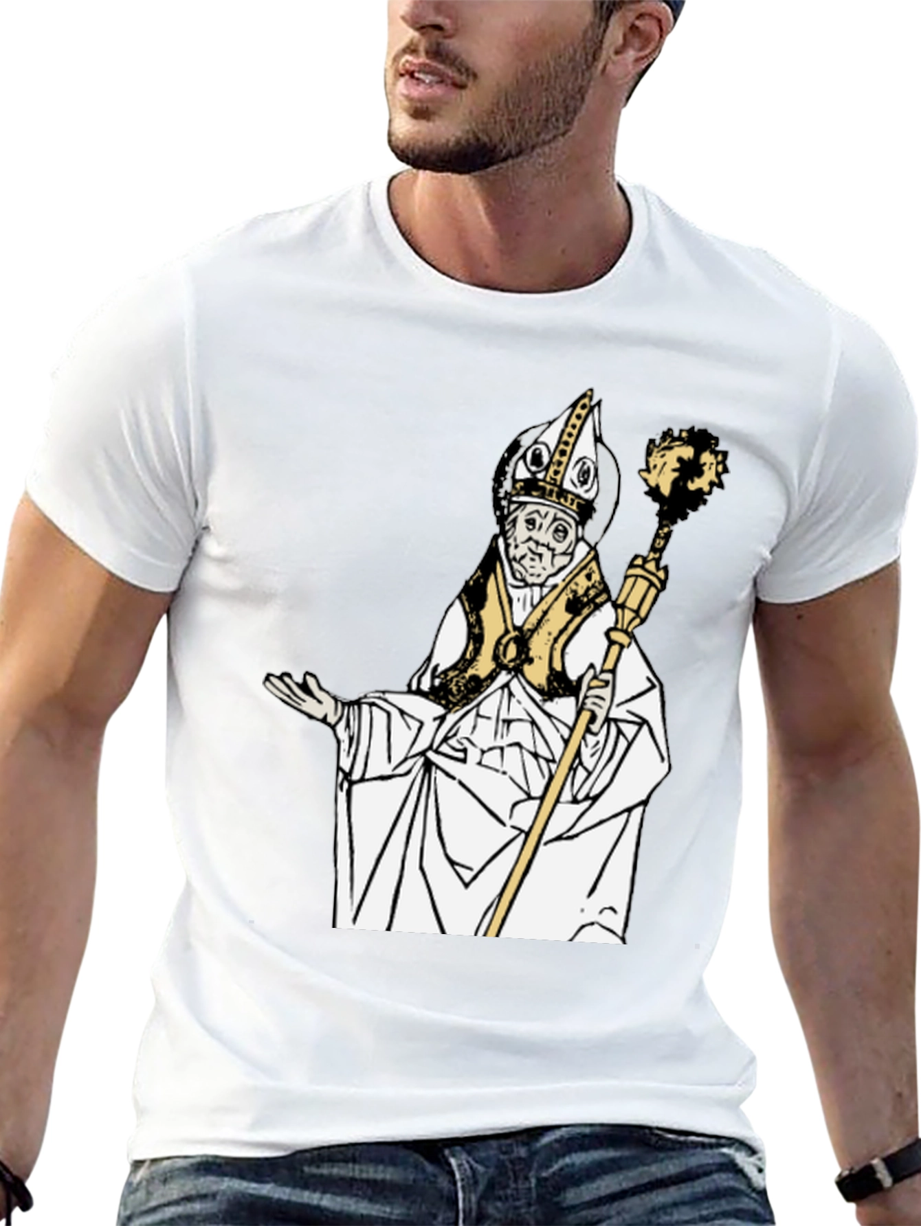 Saint Nicholas Graphic Tee - Classic Black T-Shirt