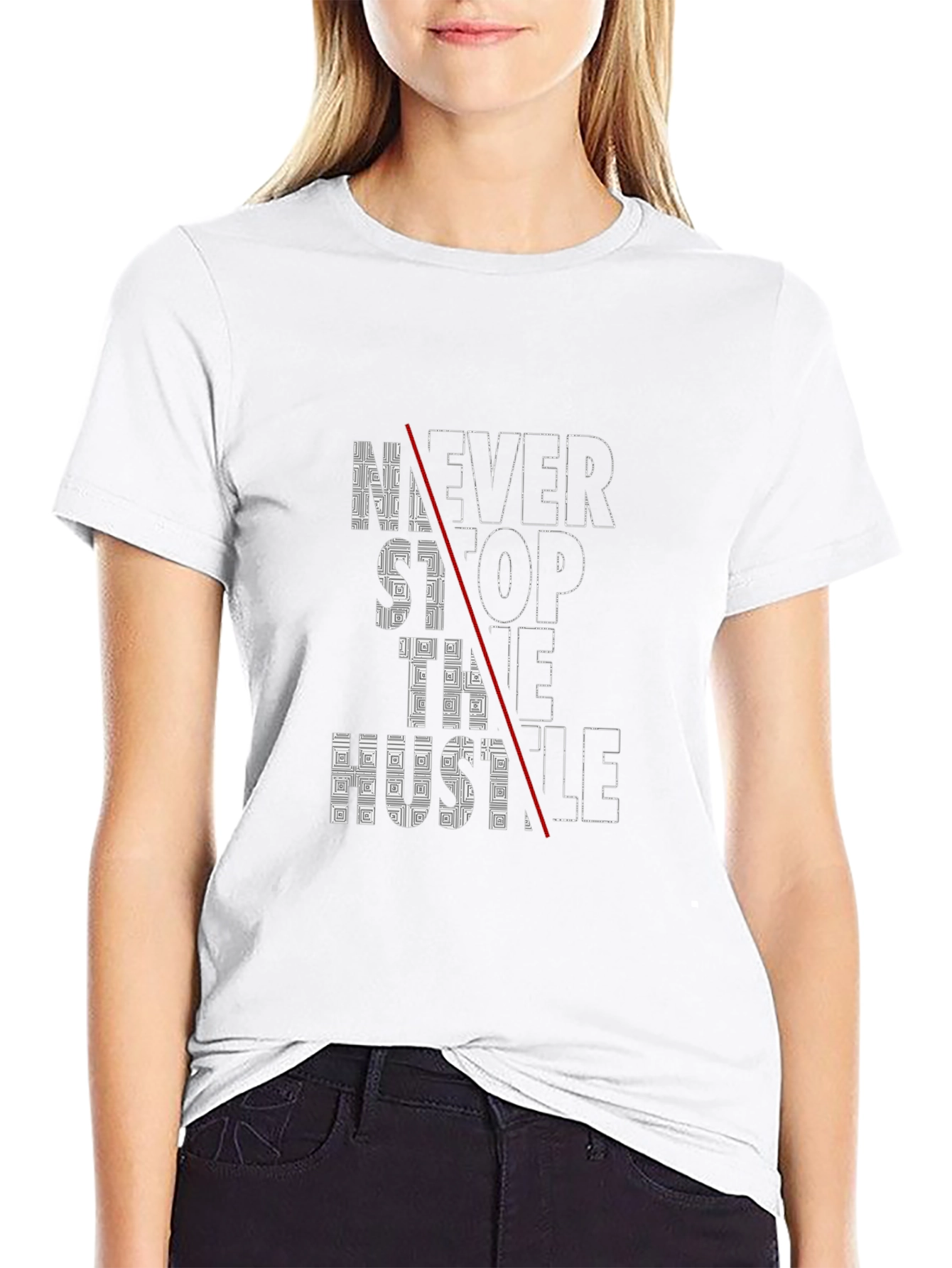 Never Stop The Hustle Graphic Tee