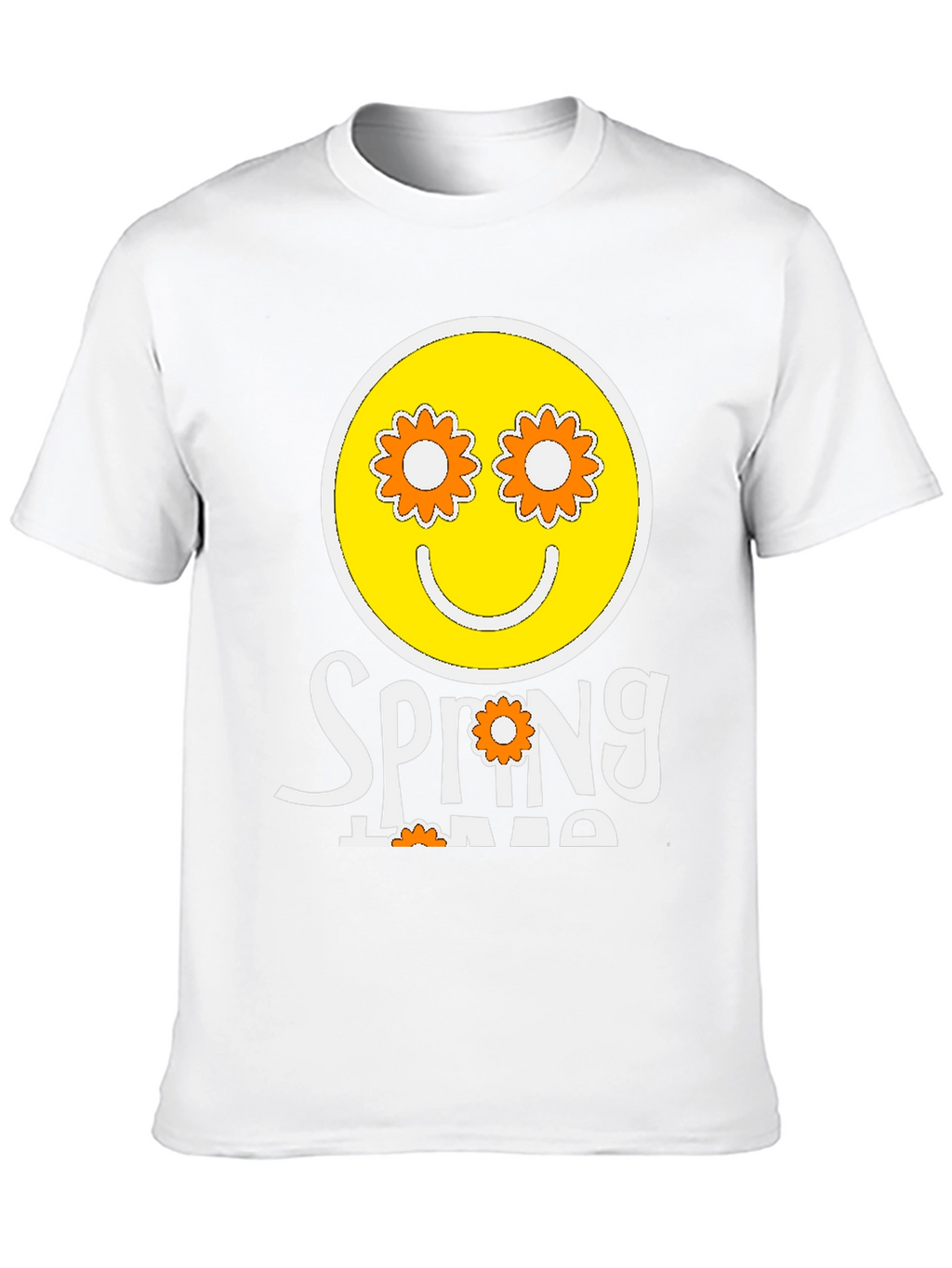 Retro Spring Time Flower Graphic T-Shirt