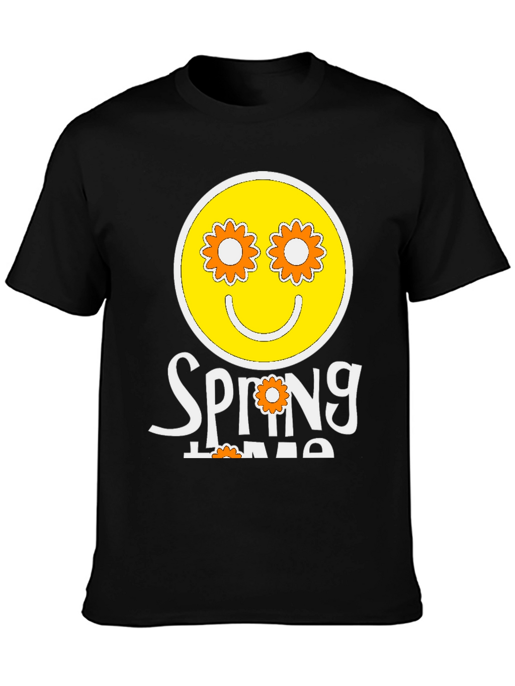 Retro Spring Time Flower Graphic T-Shirt