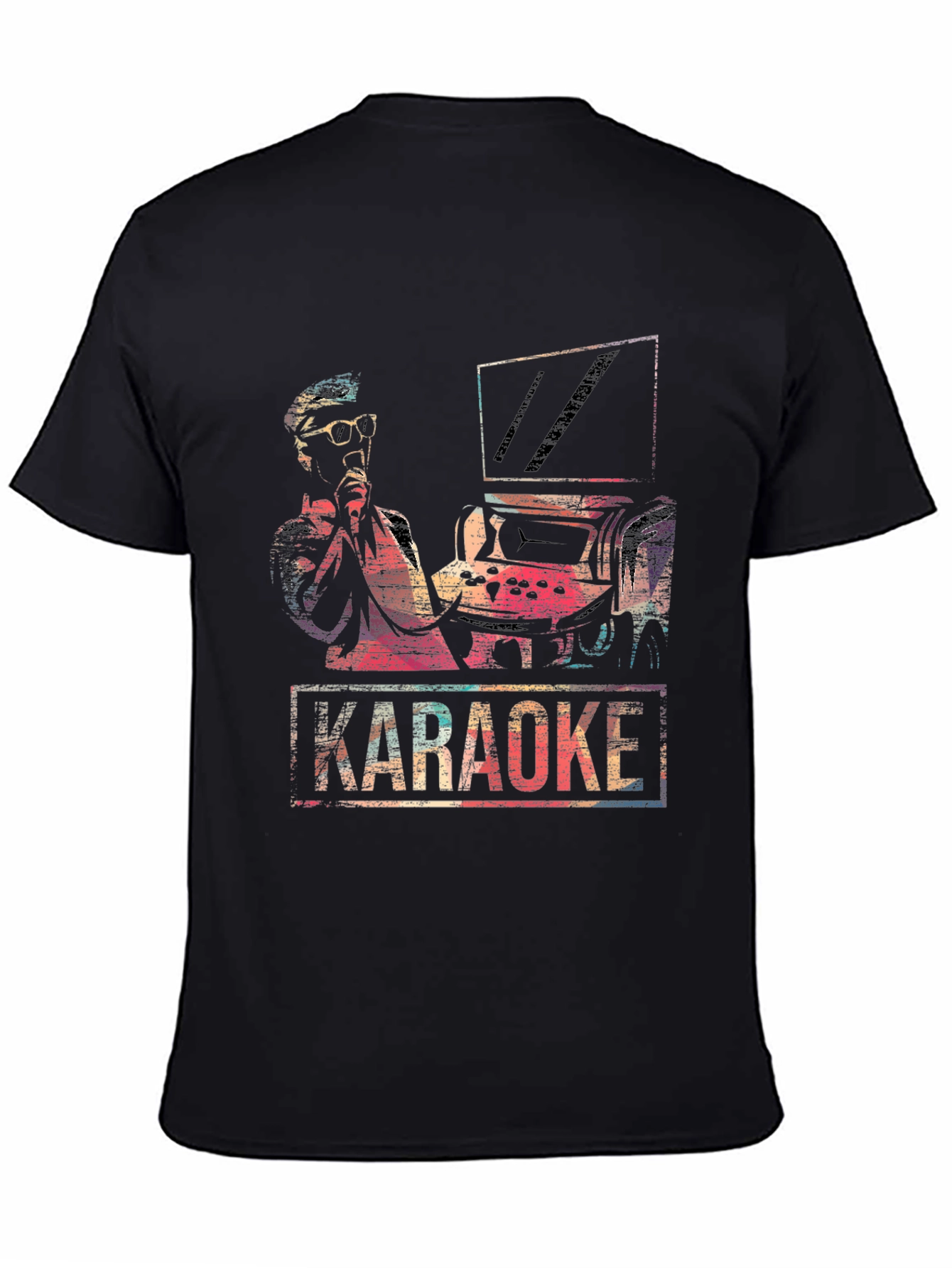 Retro Karaoke T-Shirt - Vintage Music Design
