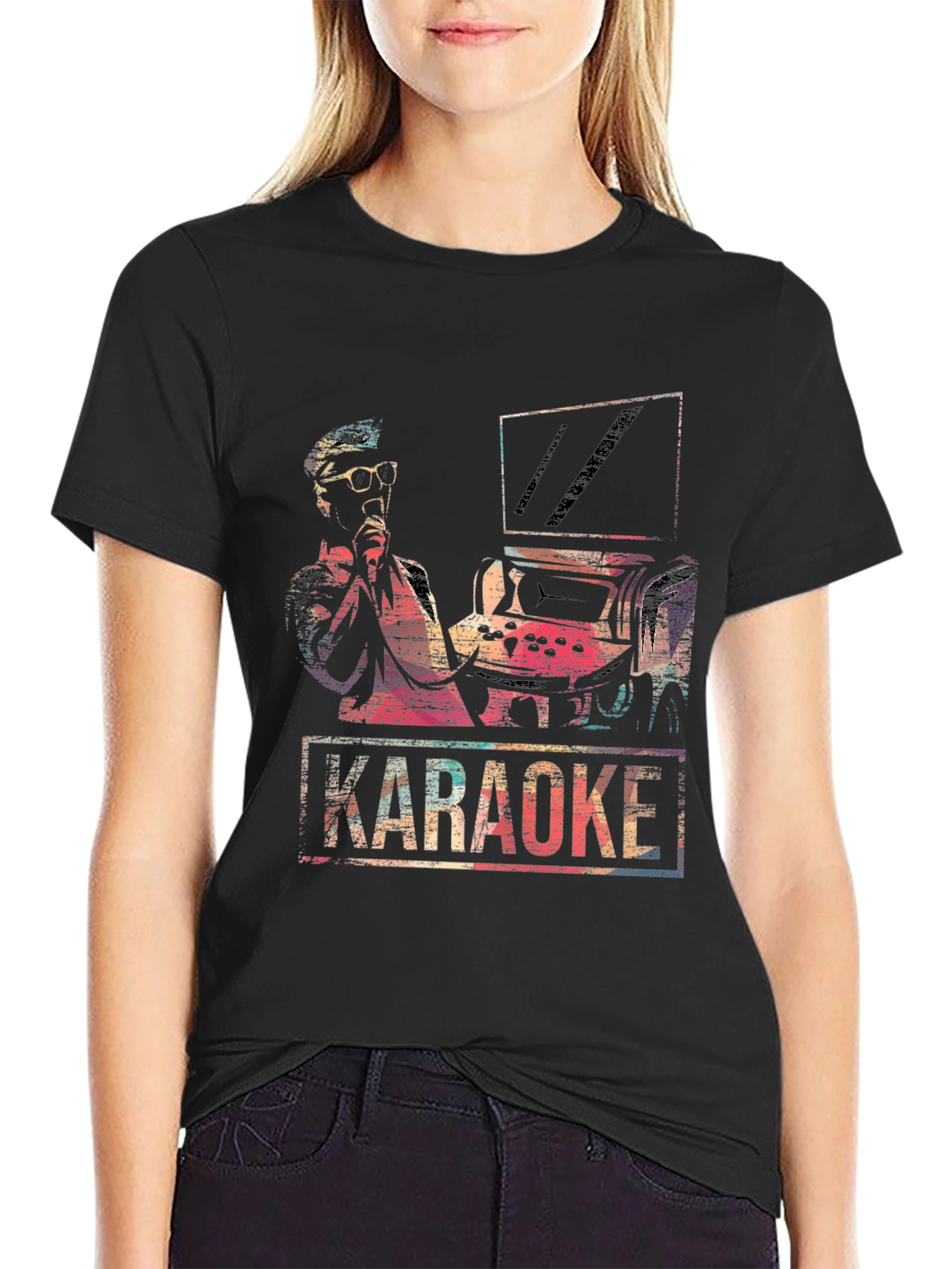 Retro Karaoke T-Shirt - Vintage Music Design