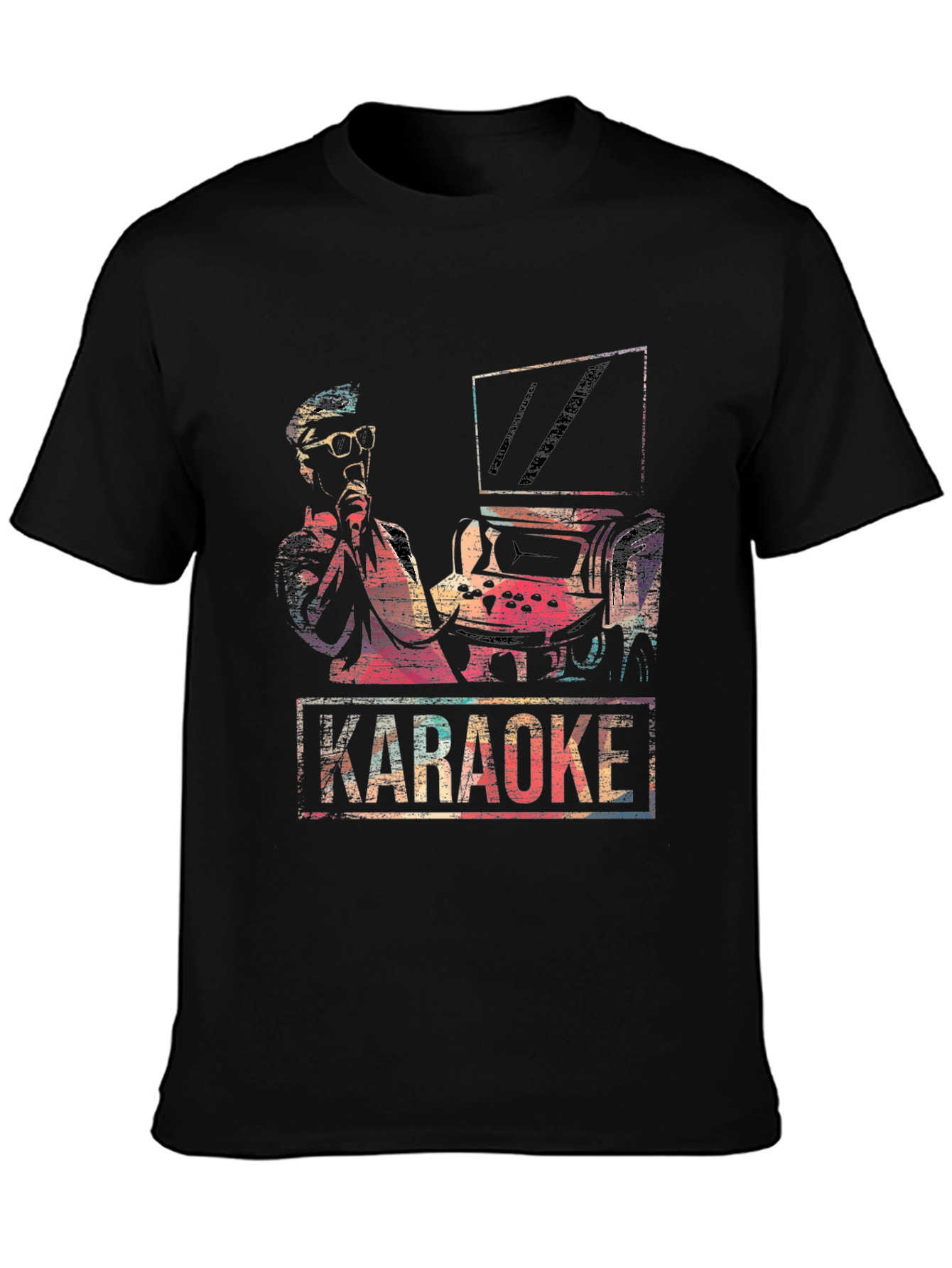 Retro Karaoke T-Shirt - Vintage Music Design