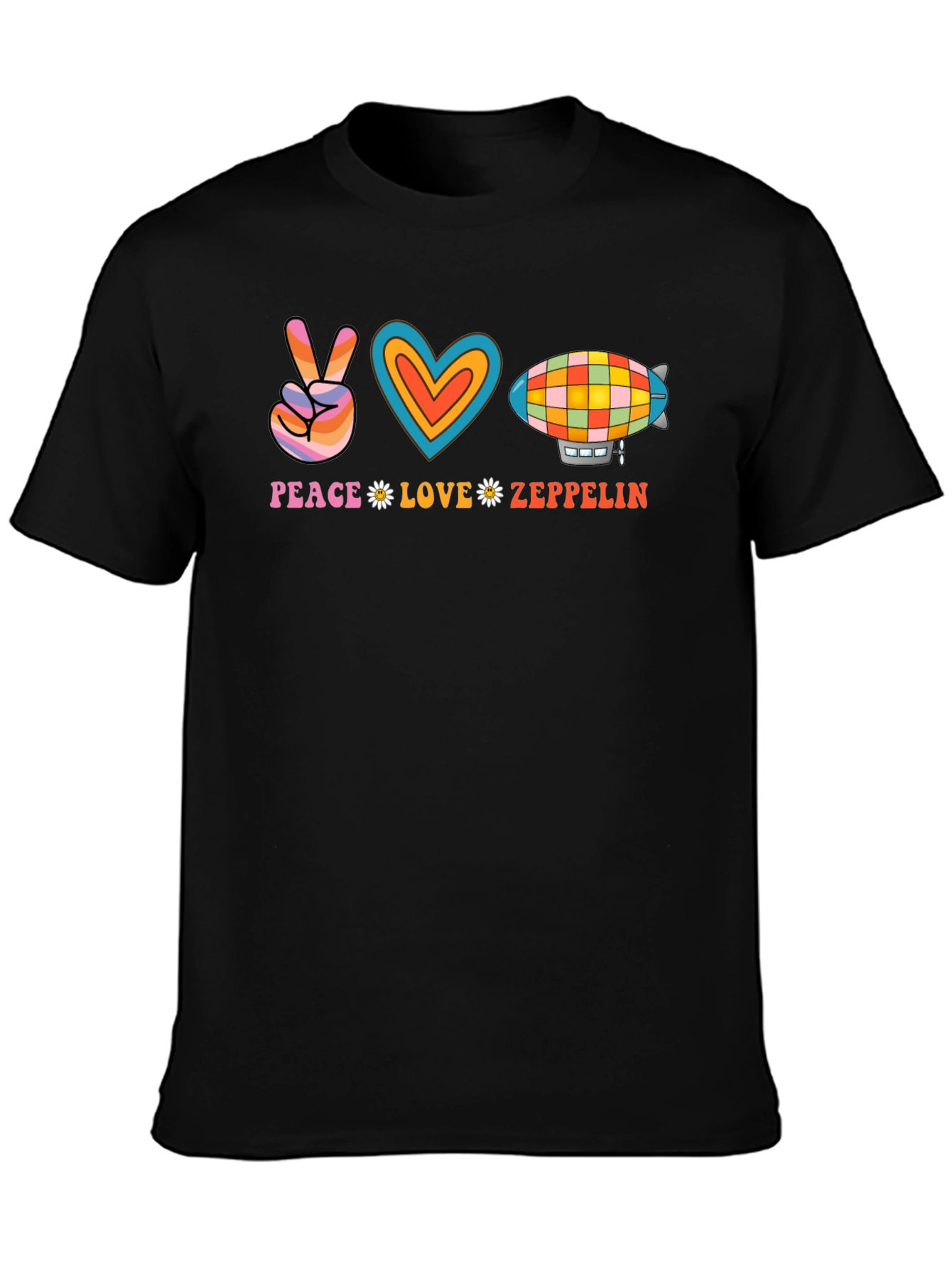 Peace Love Zeppelin Graphic Tee