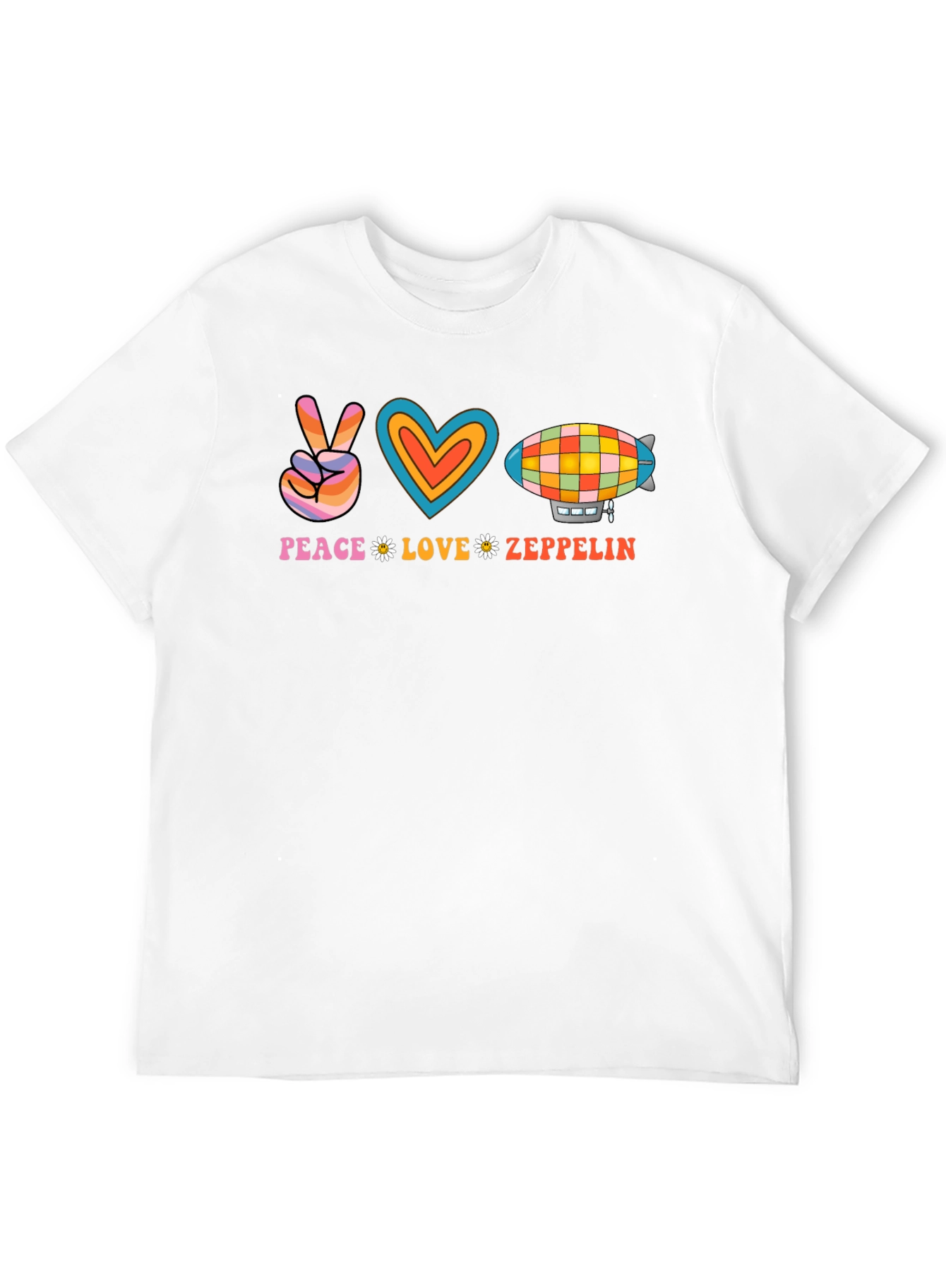 Peace Love Zeppelin Graphic Tee