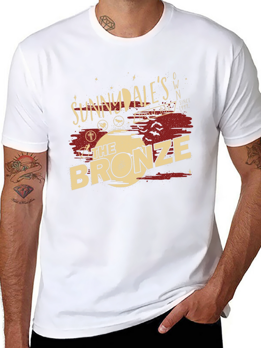 Sunnydales The Bronze Music Bar T-Shirt