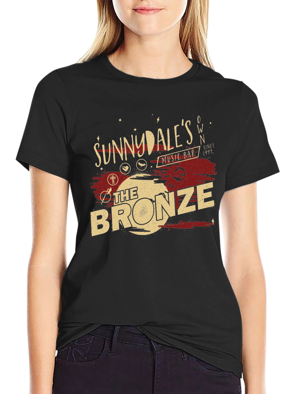 Sunnydales The Bronze Music Bar T-Shirt