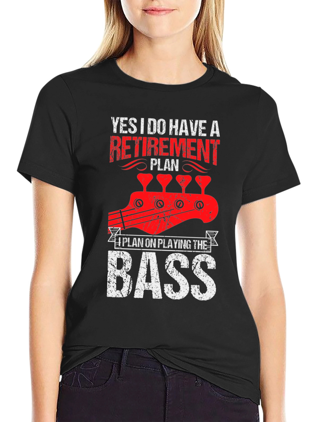Retirement Plan Bass Guitar T-Shirt