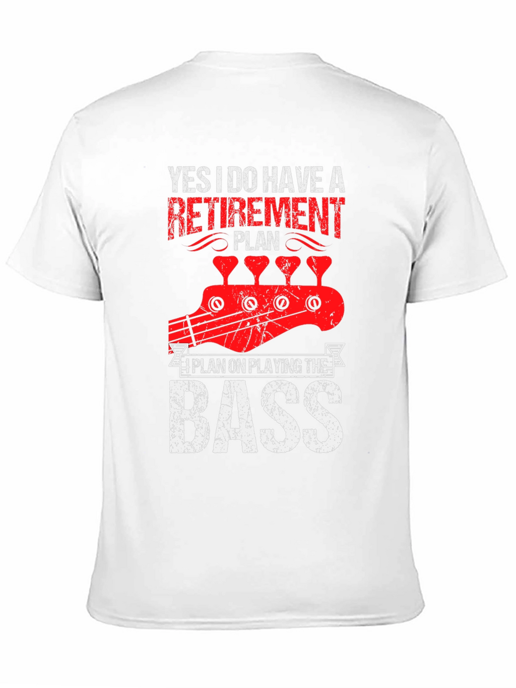 Retirement Plan Bass Guitar T-Shirt