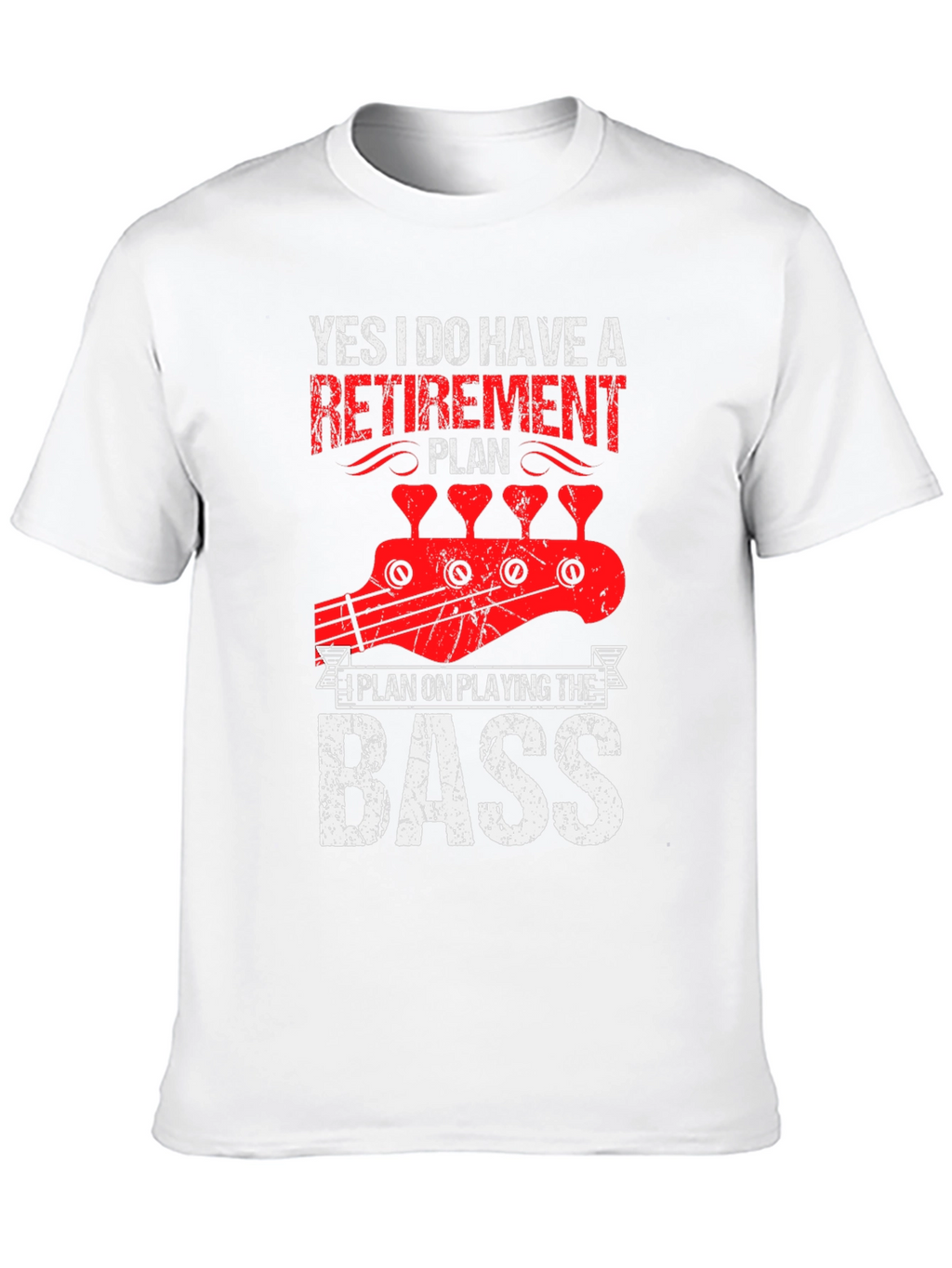 Retirement Plan Bass Guitar T-Shirt