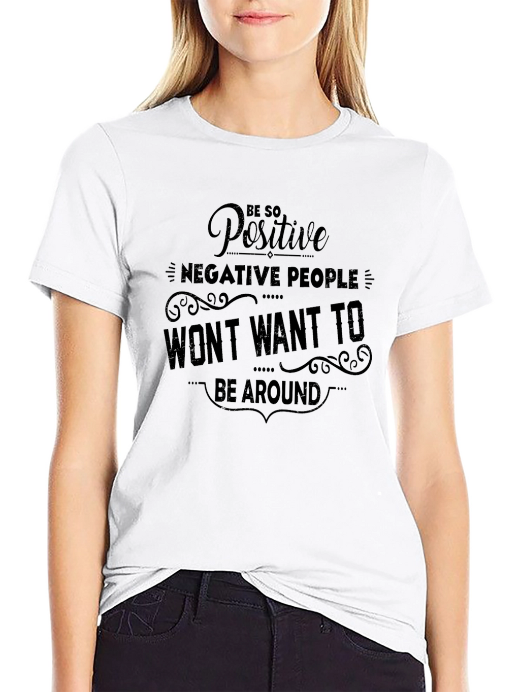 Positive Vibes T-Shirt - Motivational Graphic Tee