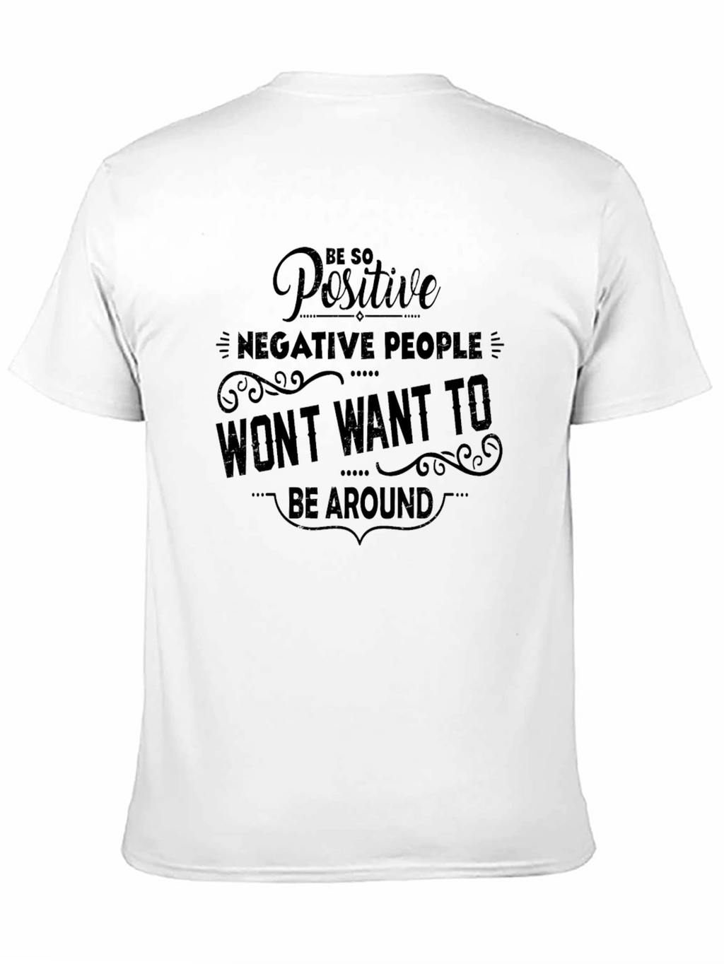 Positive Vibes T-Shirt - Motivational Graphic Tee