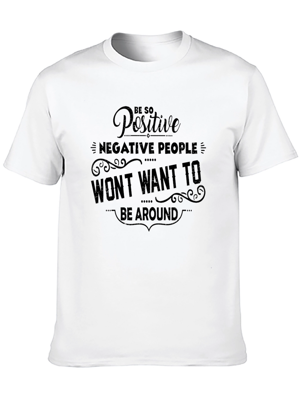 Positive Vibes T-Shirt - Motivational Graphic Tee