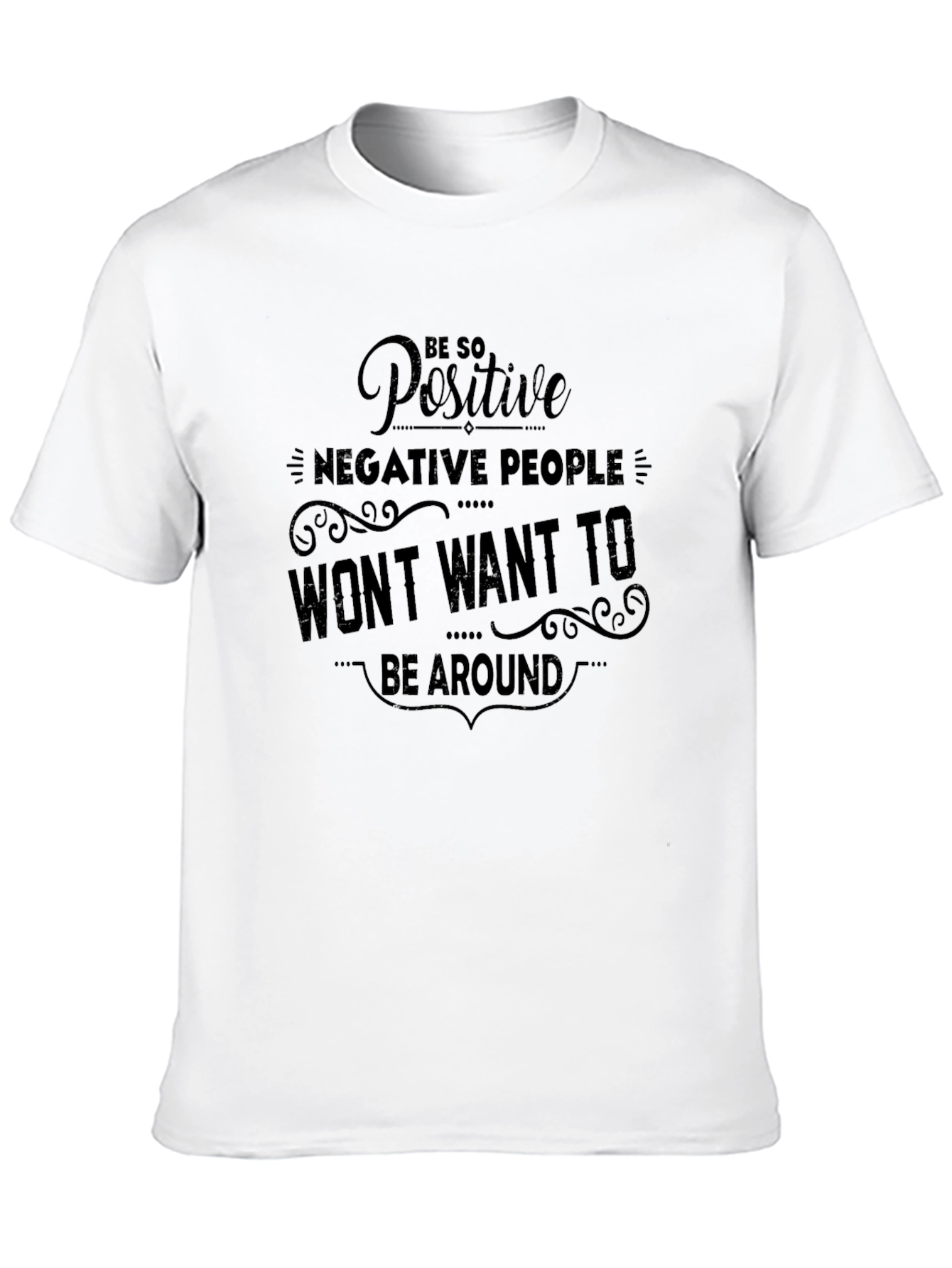 Positive Vibes T-Shirt - Motivational Graphic Tee