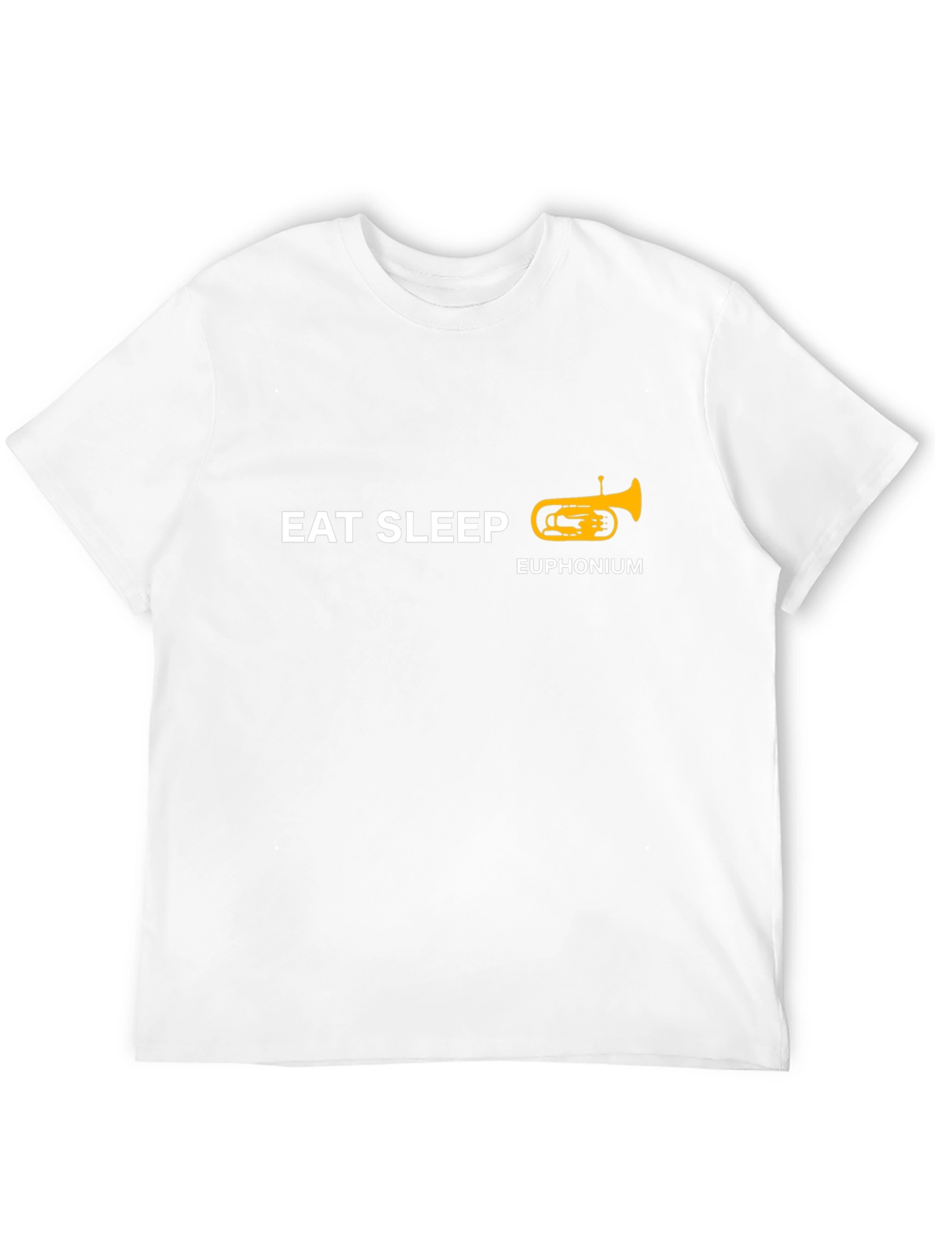 Eat Sleep Euphonium Black T-Shirt - Musician Tee