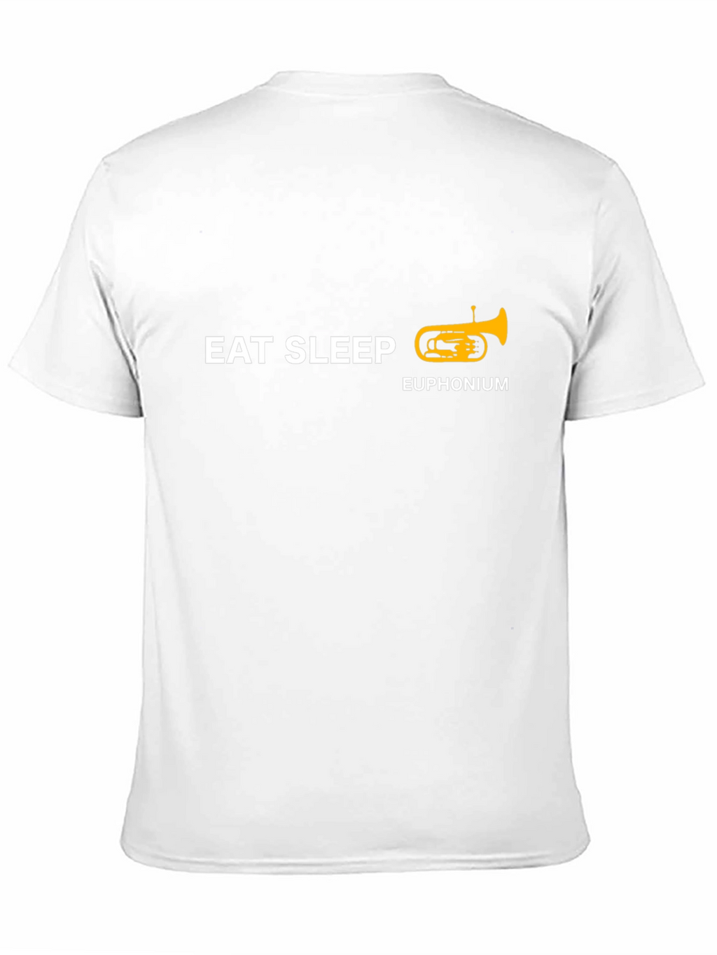 Eat Sleep Euphonium Black T-Shirt - Musician Tee