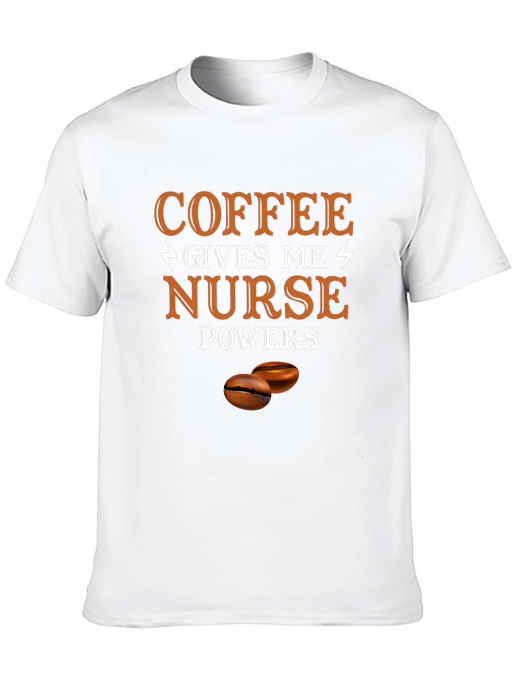 Coffee Gives Me Nurse Powers Graphic Tee