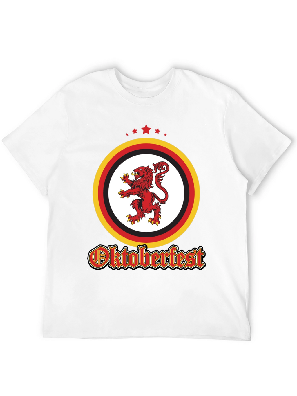 Oktoberfest Lion Crest Black T-Shirt
