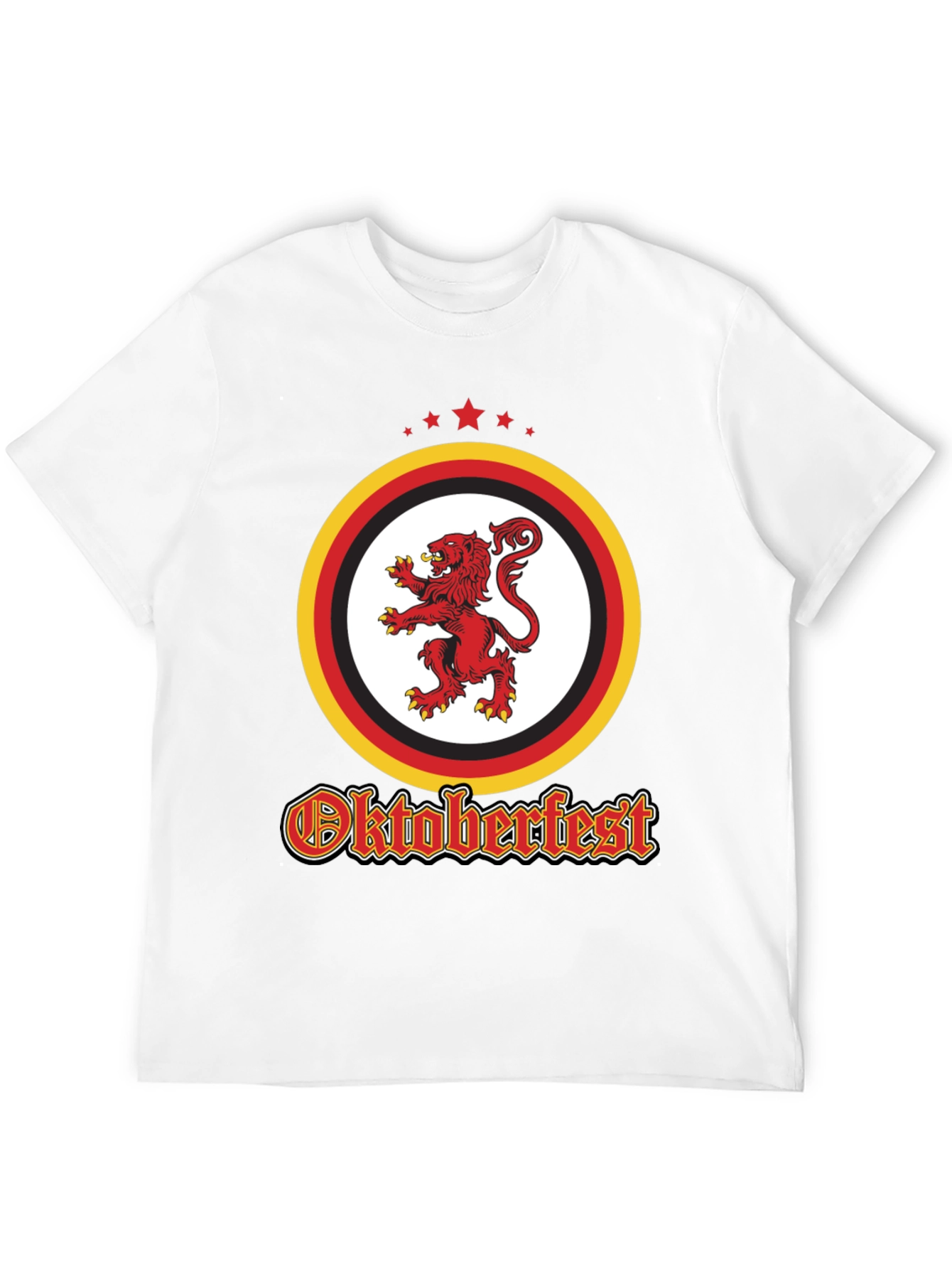 Oktoberfest Lion Crest Black T-Shirt