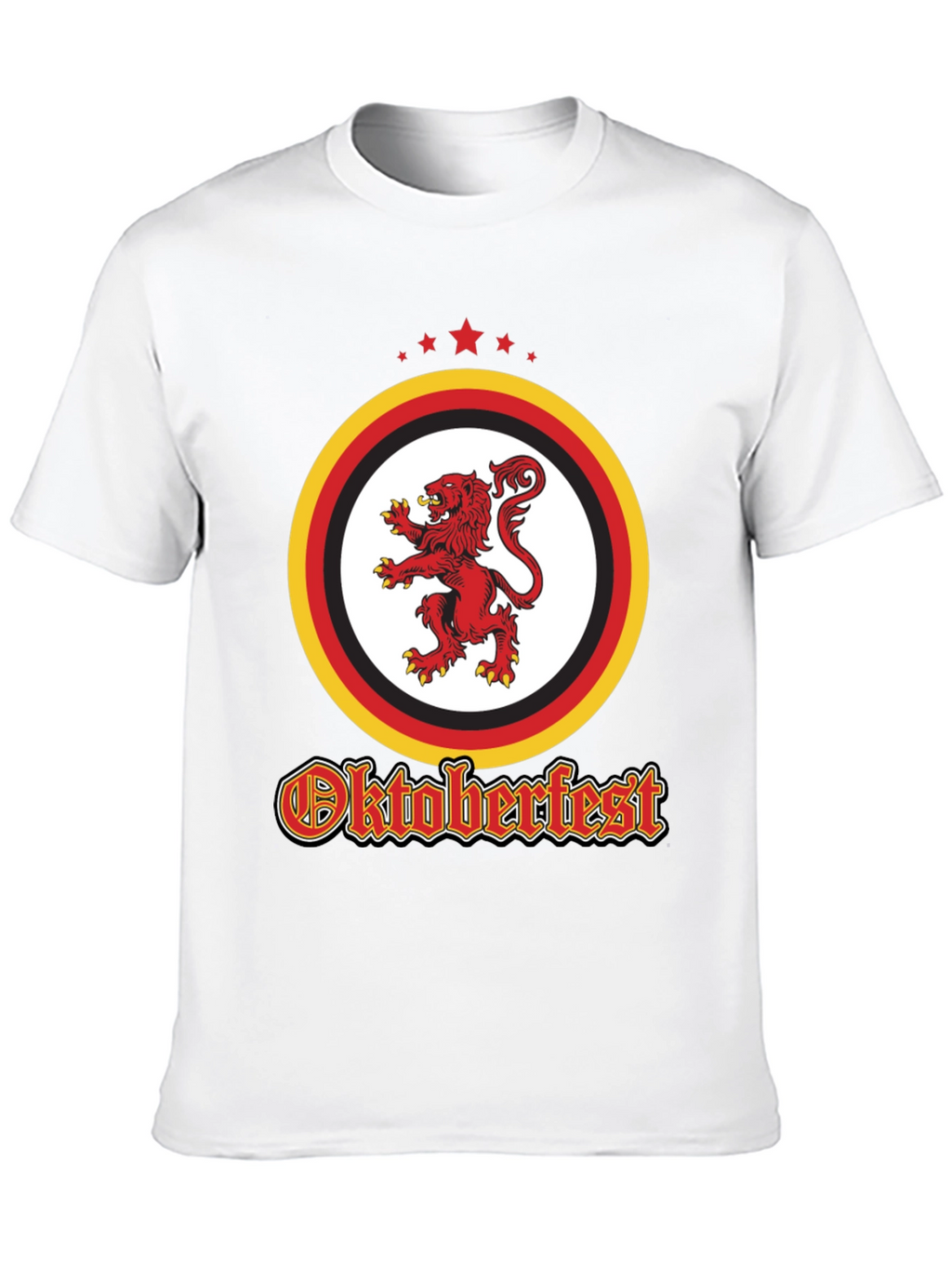 Oktoberfest Lion Crest Black T-Shirt