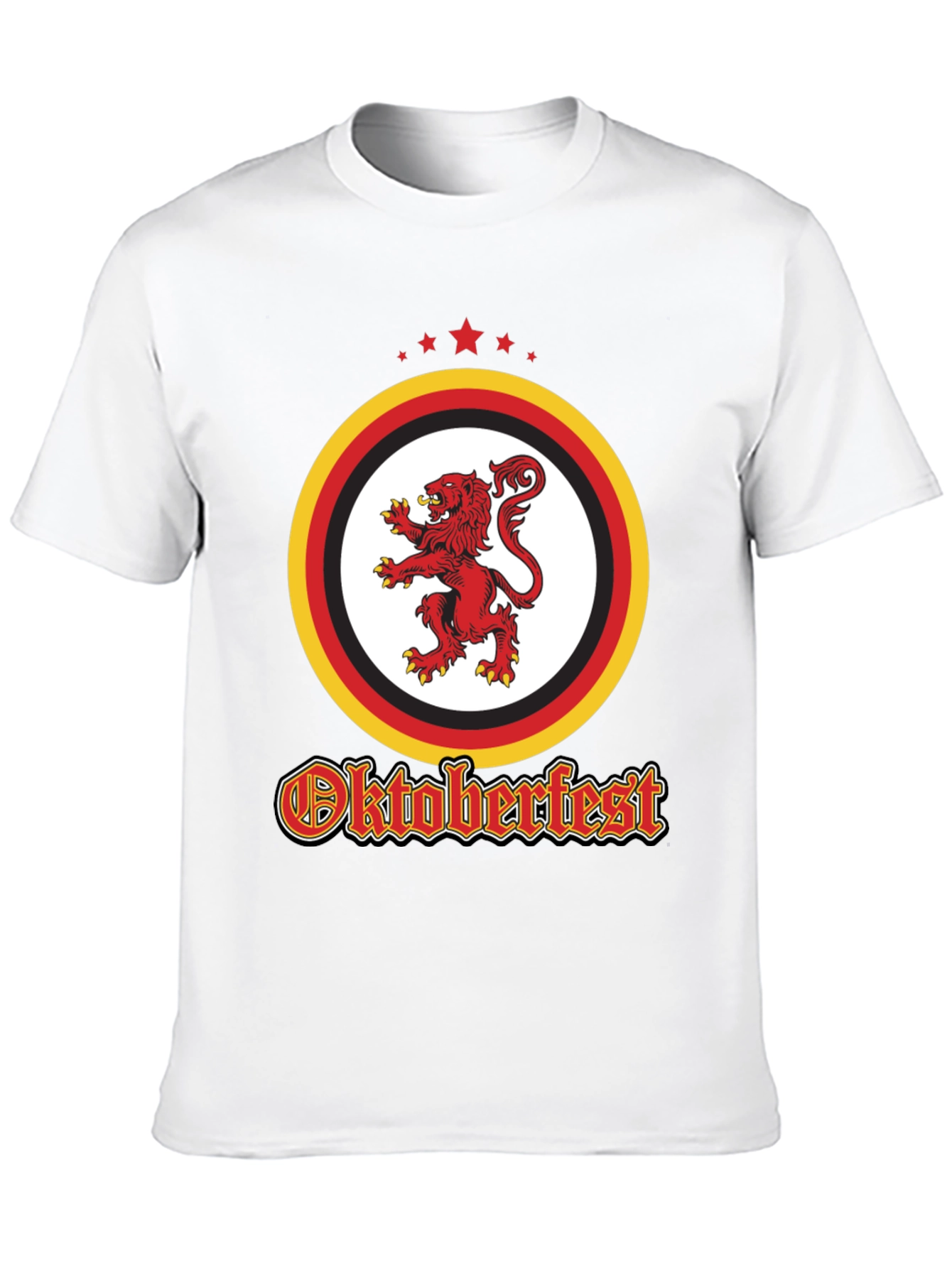Oktoberfest Lion Crest Black T-Shirt