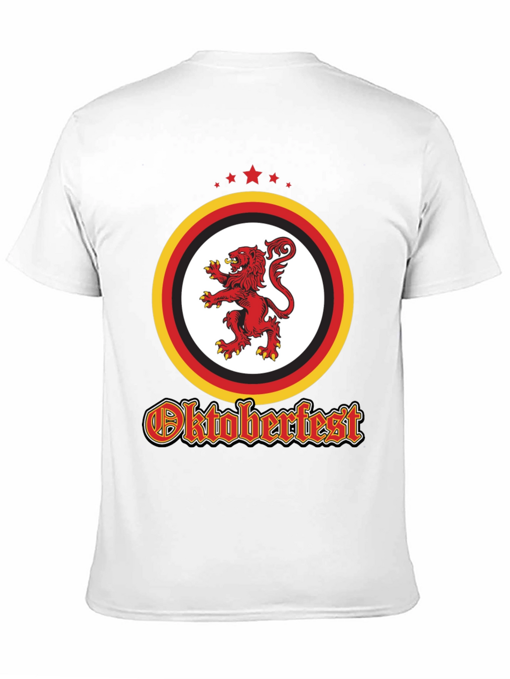 Oktoberfest Lion Crest Black T-Shirt